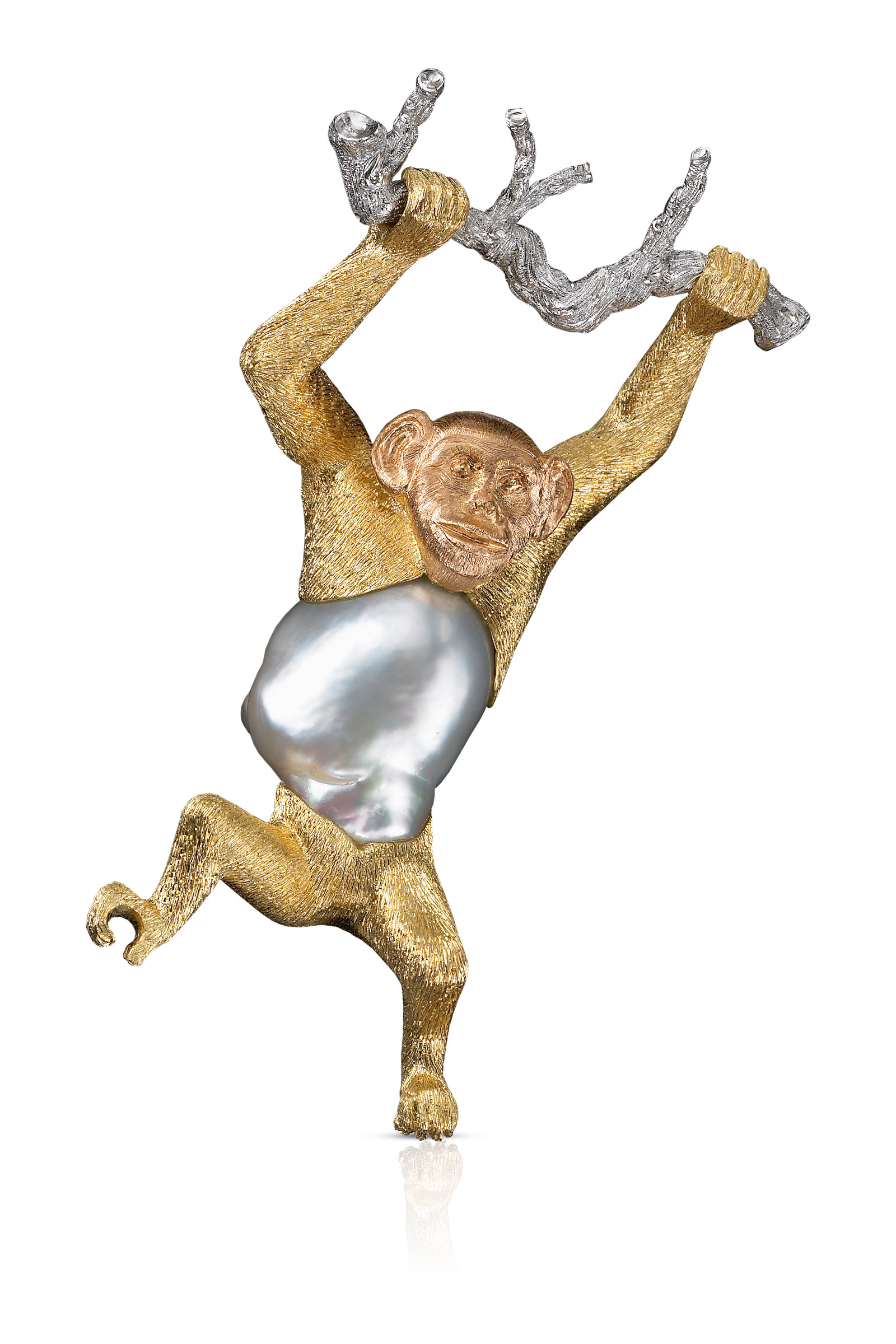 monkey-brooche