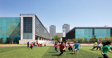 The Chadwick International School in Songdo, South Korea, serves some of the 20,000 residents currently in the city SongdoChadwick