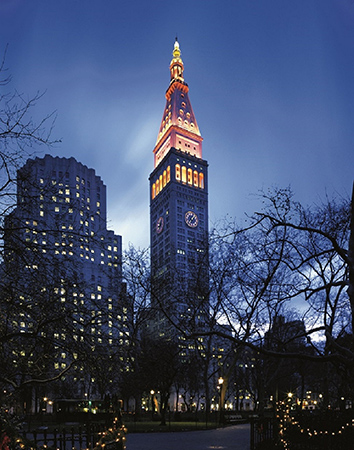 Exterior of the New York Edition hotel The-New-York-EDITION_-Clocktower_Credit-Elliott_Kaufman