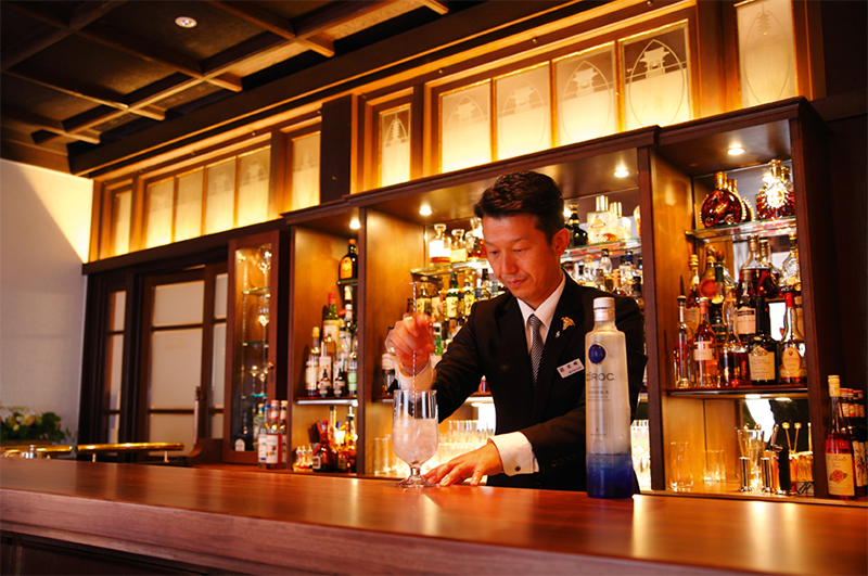 Tsuyoshi Miyasaki at the Nara Hotel