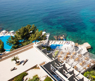 Bask in the glorious sunshine and the reflected glory of the city’s fascinating, illustrious and starry past at Hotel Dubrovnik Palace Hotel Dubrovnik Palace