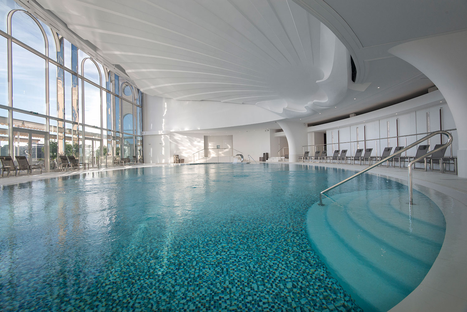 The pool at Thermes Marins Monte Carlo The pool at Thermes Marins Monte Carlo