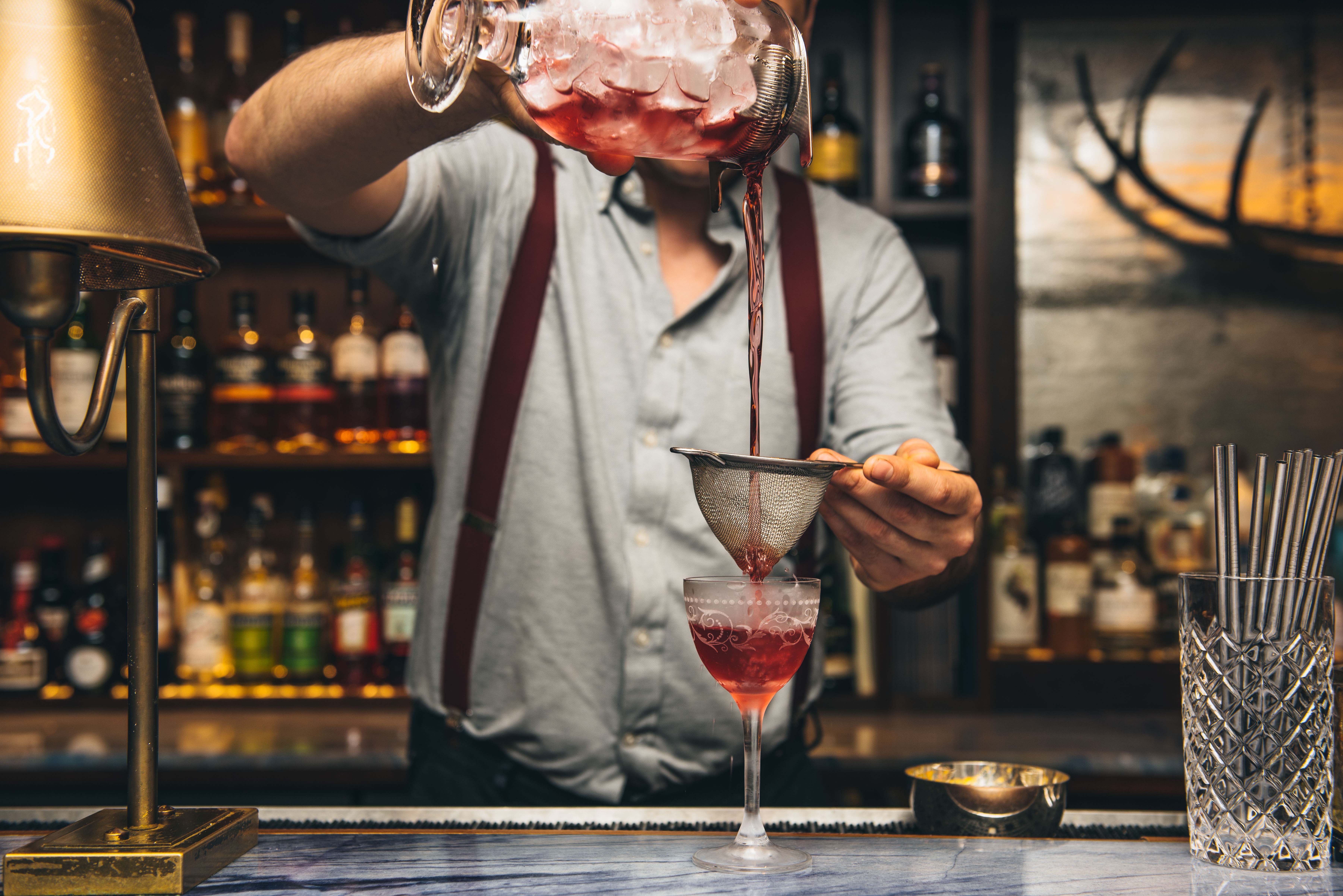 raise a glass at Dickie's Bar