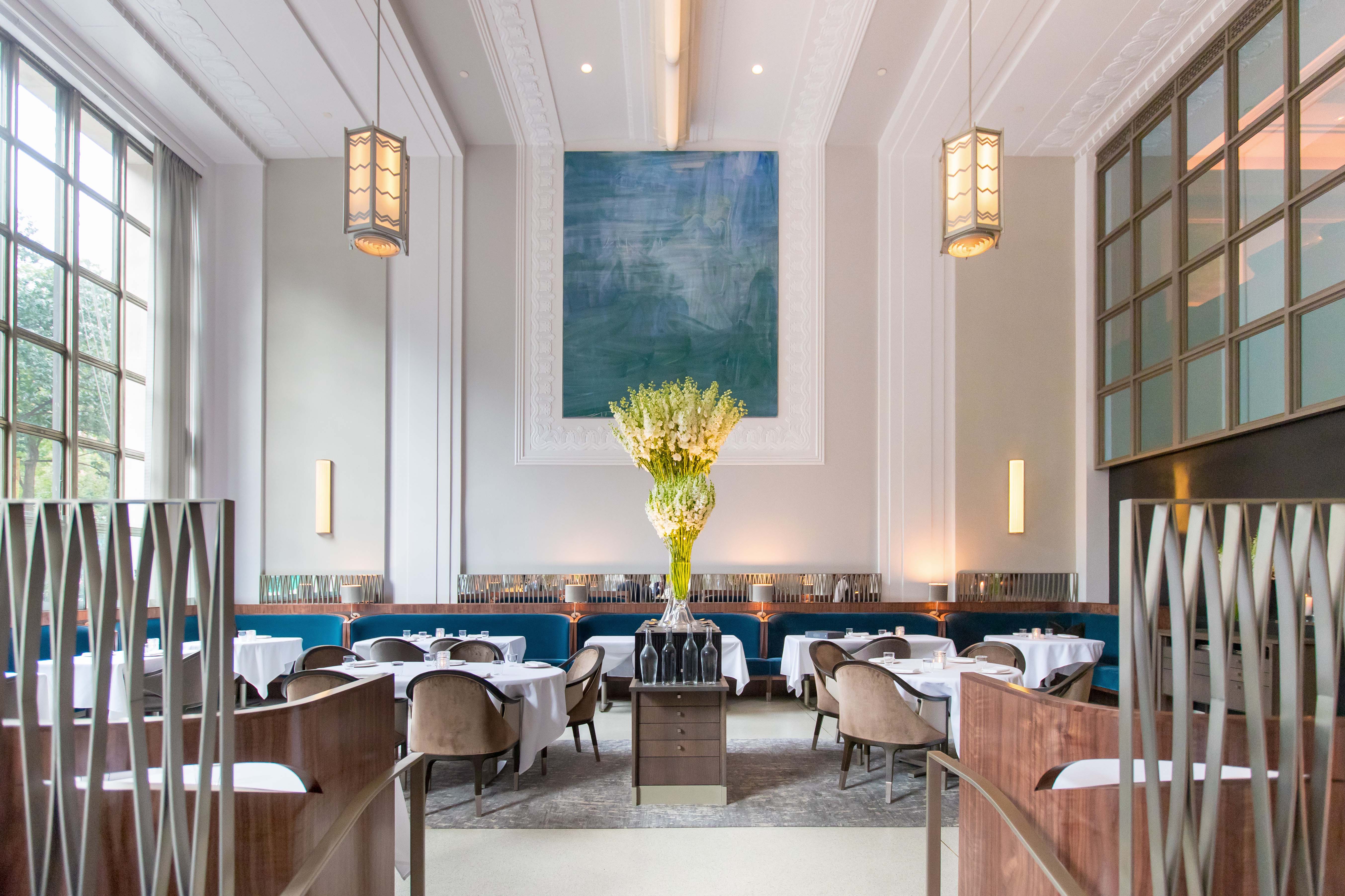 The elegant dining room at Eleven Madison Park Eleven Madison Park