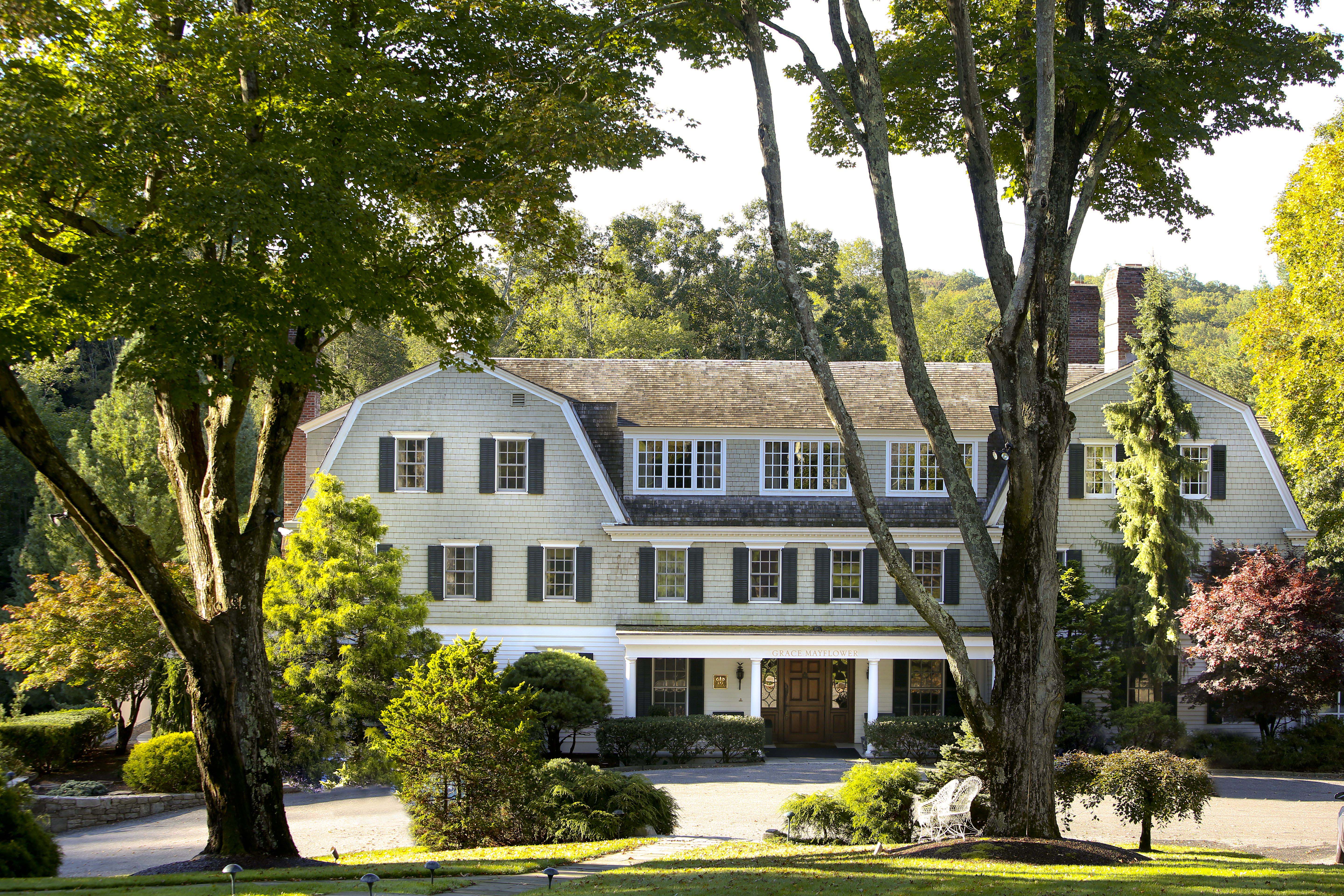 Respite from the vibrant bustle of New York can be found at the Grace Mayflower Inn in Connecticut Grace Mayflower