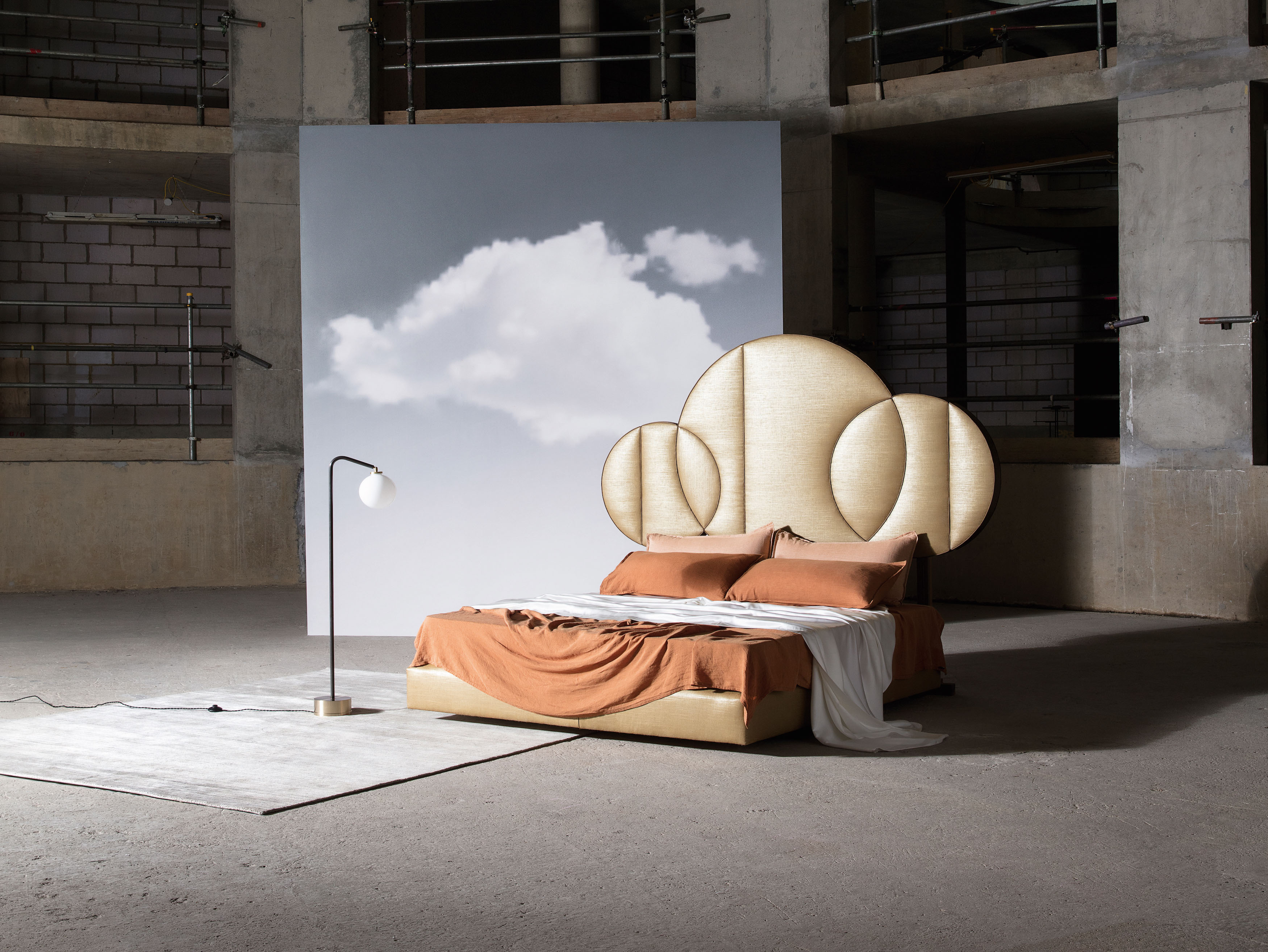 The cloud bed dreamed up by South Korean designer Teo Yang
