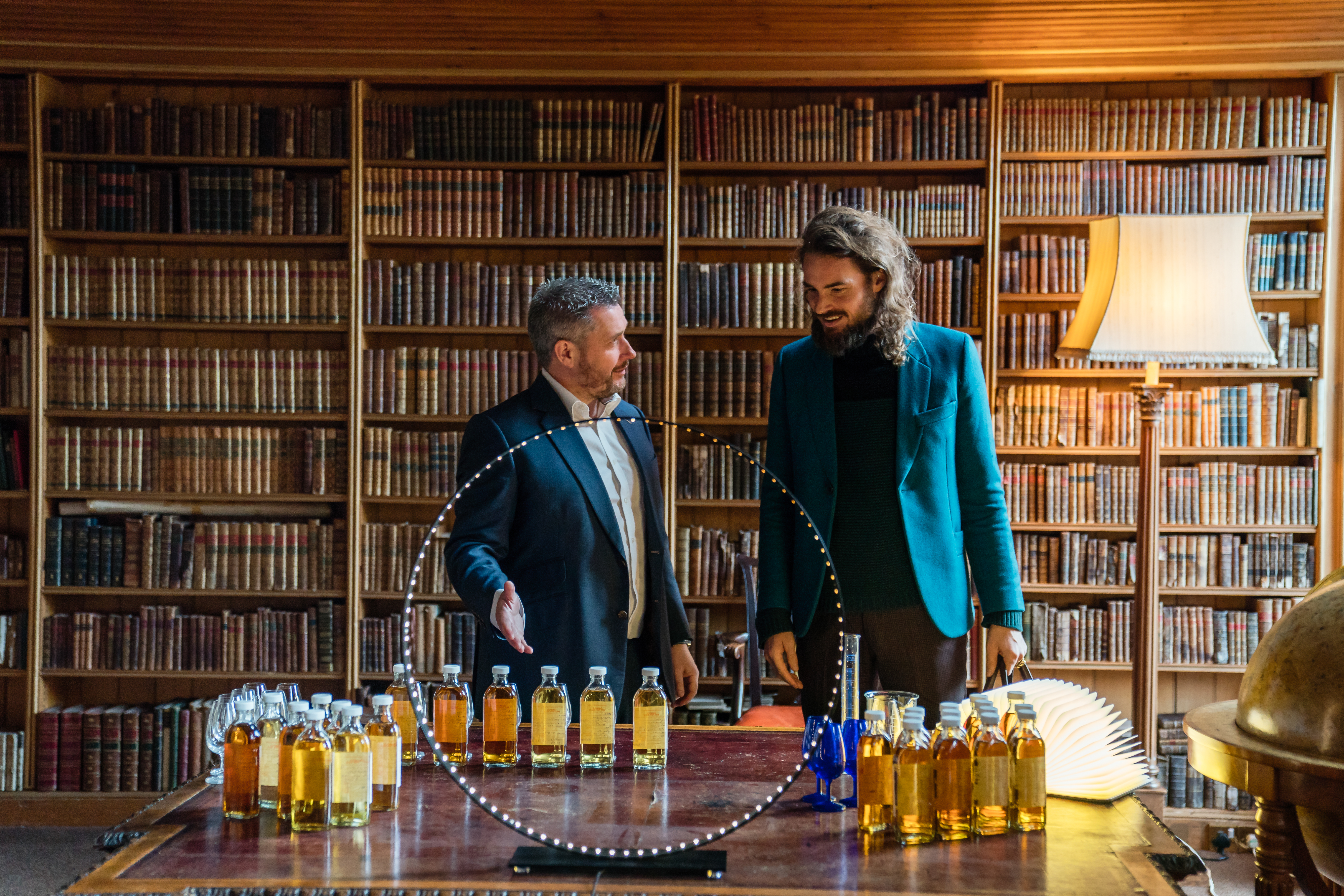 Director of blending Sandy Hyslop and master perfumer Barnabé Fillion