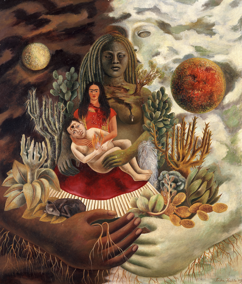 The Love Embrace of the Universe, the Earth (Mexico), Me, Diego, and Señor Xolotl, Frida Kahlo, 1949 (c) The Jacques and Natasha Gelman Collection of 20th Century Mexican Art and The Vergel Collection