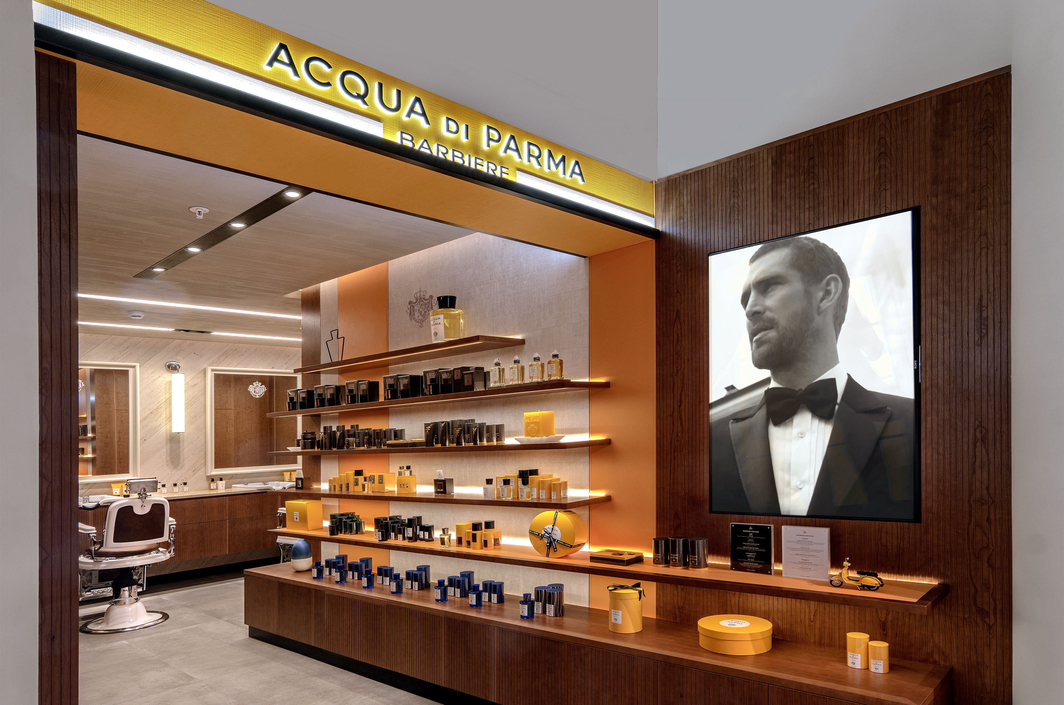 First London Acqua Di Parma barber shop