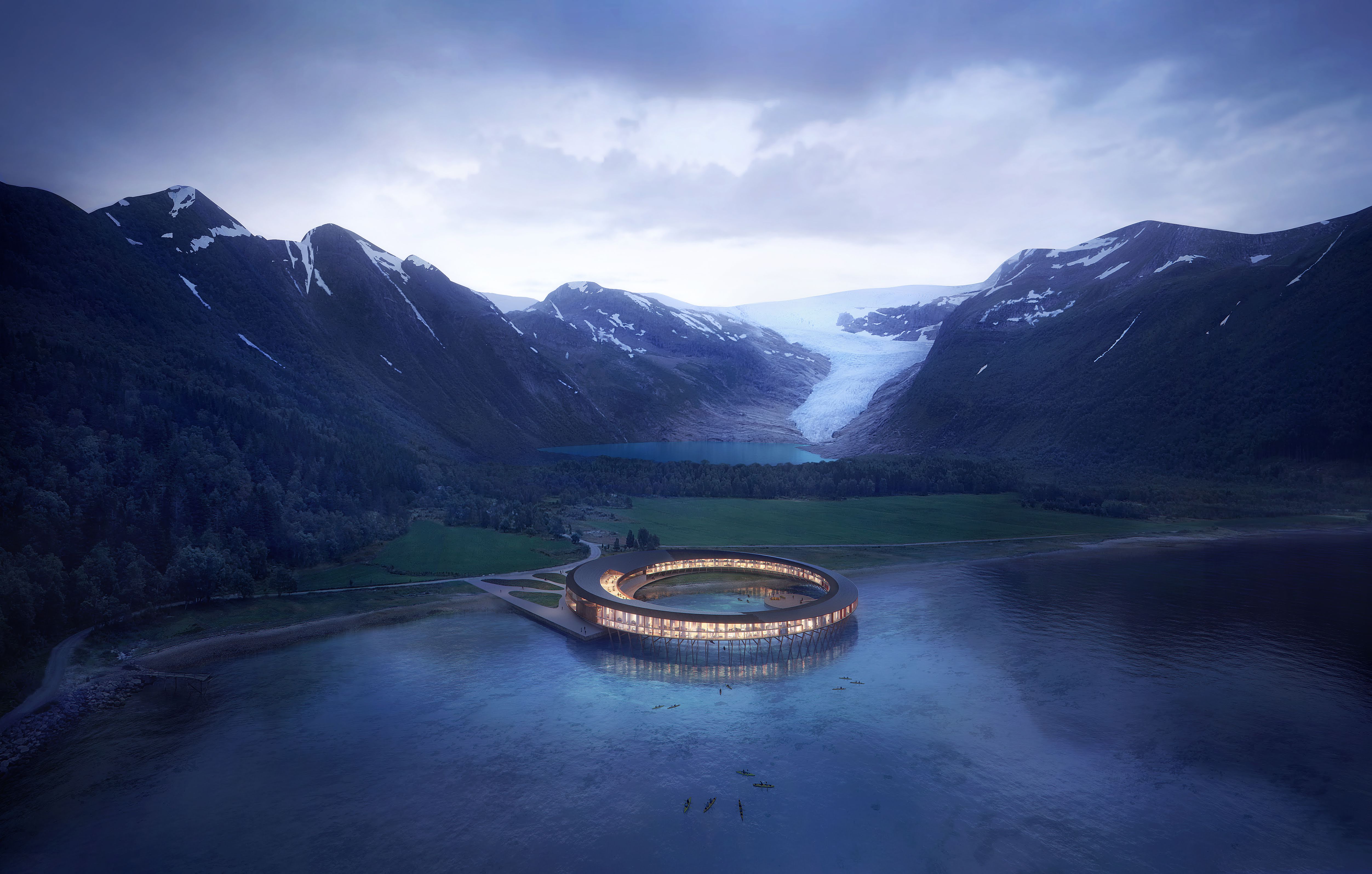 Photo: Snøhetta Plompmozes Miris Sphere nature: Wintry experiences in the Great Outdoors