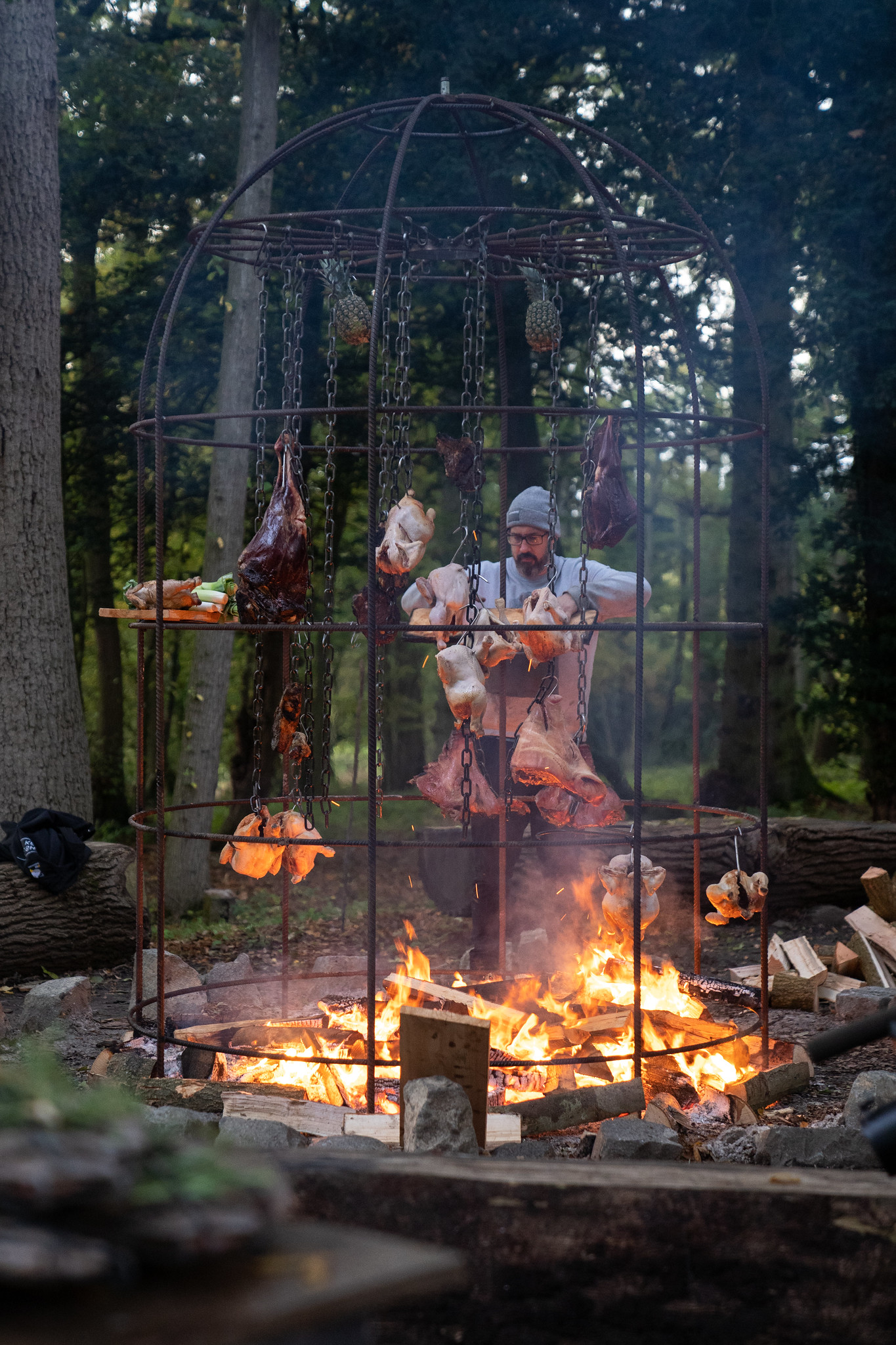 Tom Kerridge Bonfire Fire Feast at Wilderness Reserve