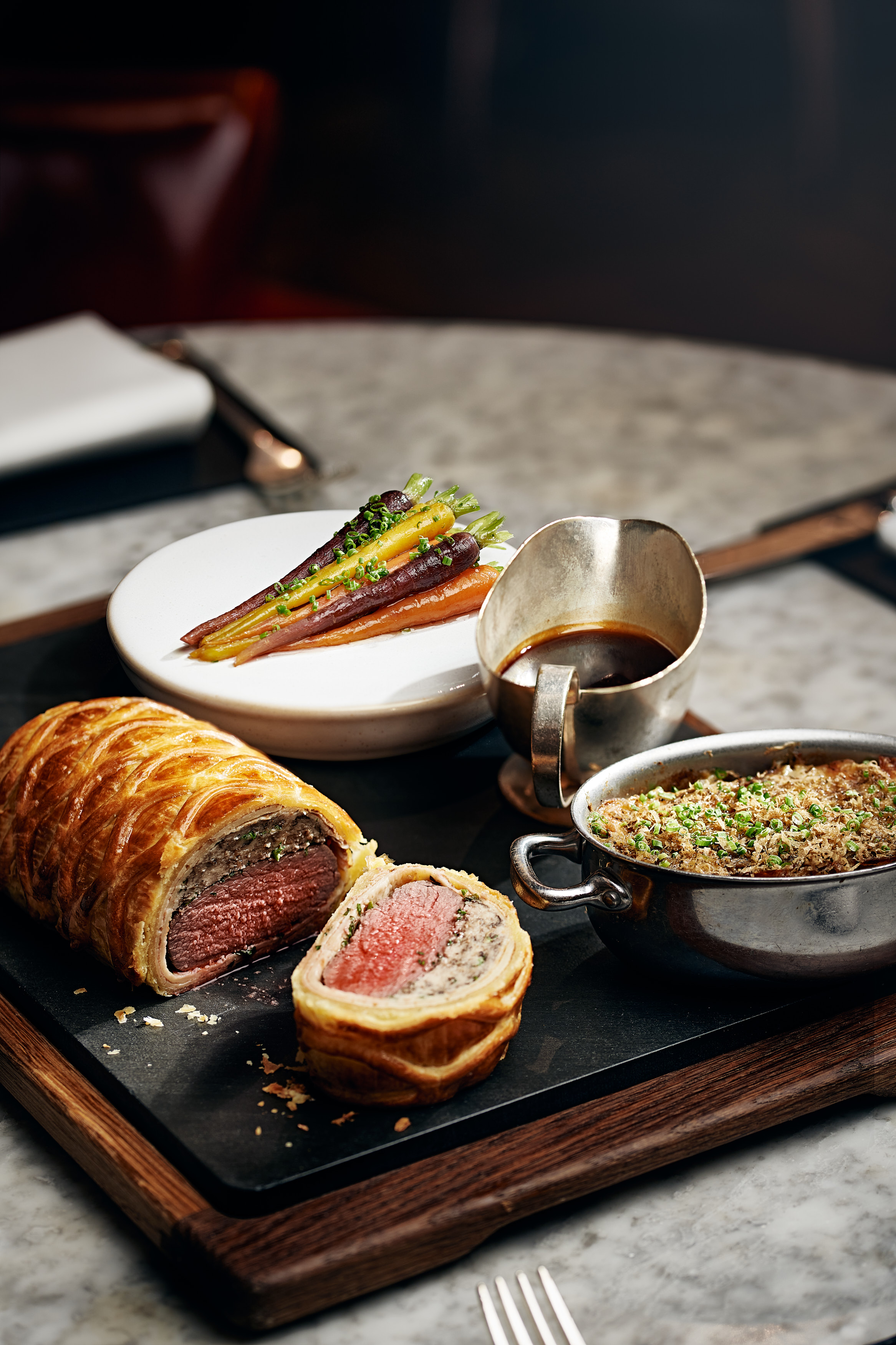 Venison Wellington at The Game Bird at the Stafford