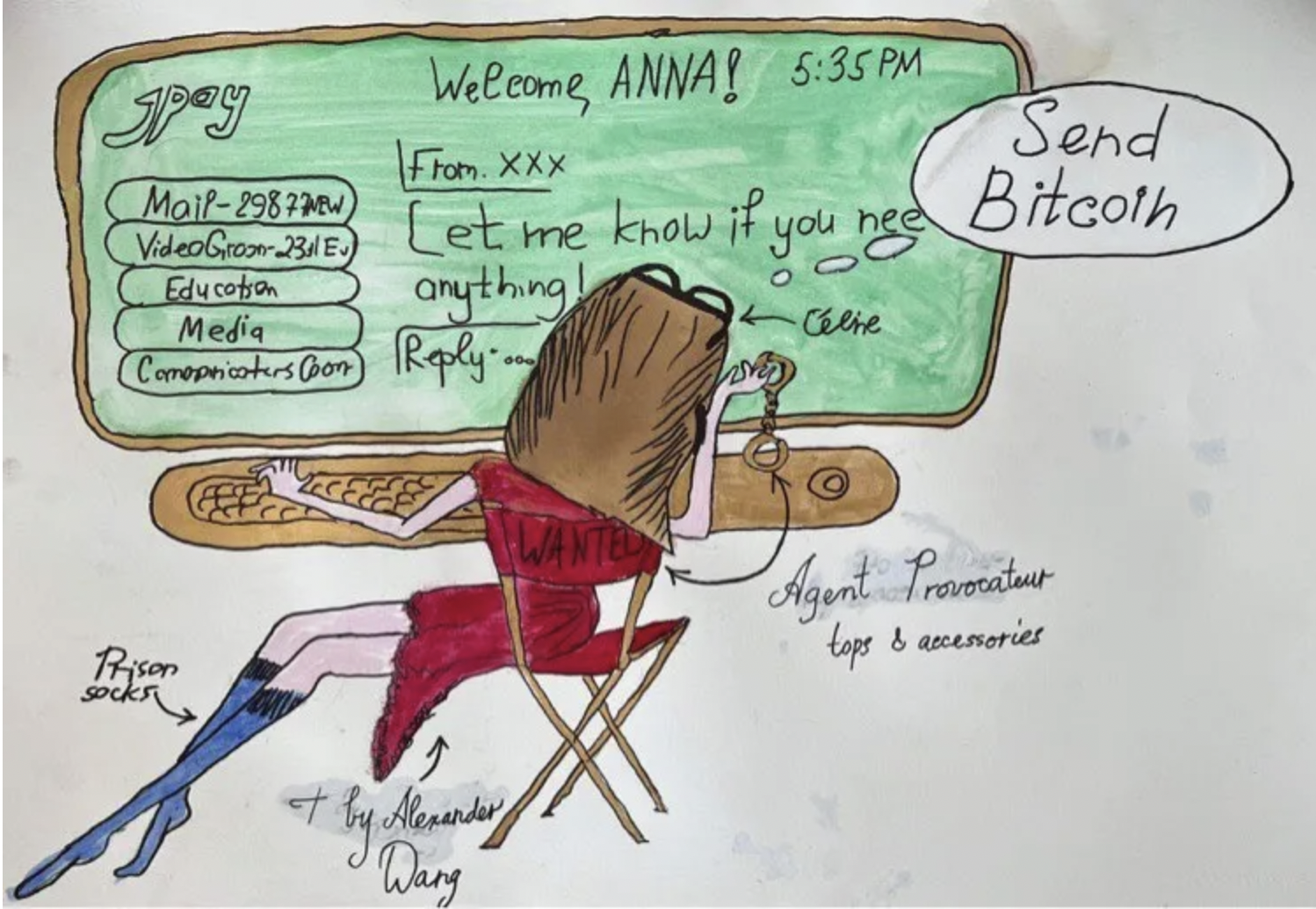 Anna Delvey scammer art exhibition in New York