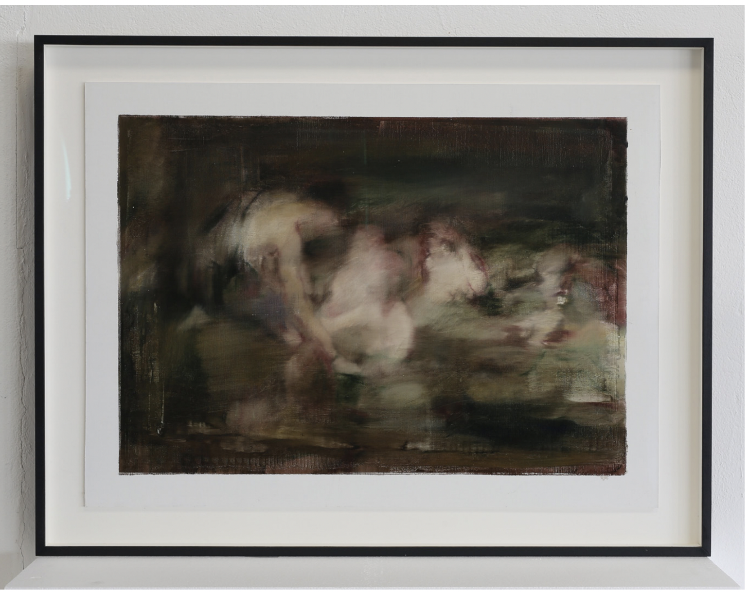 Study of nymphs, after Waterhouse, 2022 by Jake Wood-Evans
