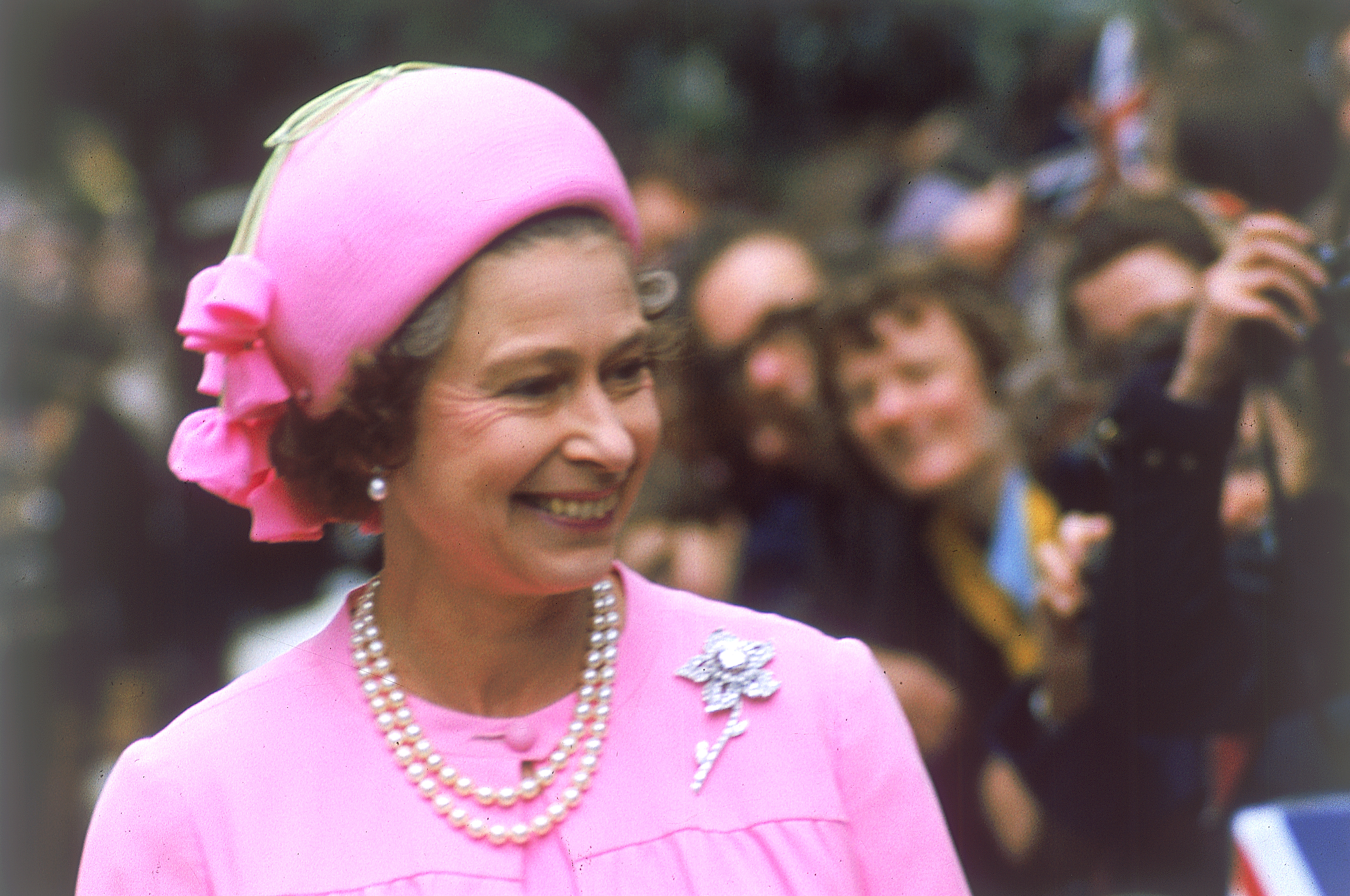 Queen Elizabeth Tribute - Her Majesty greets crowds of well wishers Silver Jubilee in 1977 1977