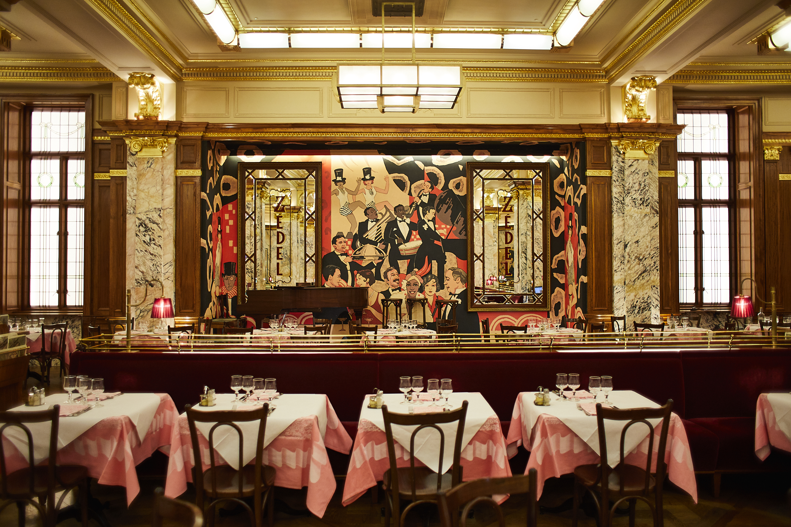 Brasserie Zedel, best restaurant in Mayfair for pre theatre