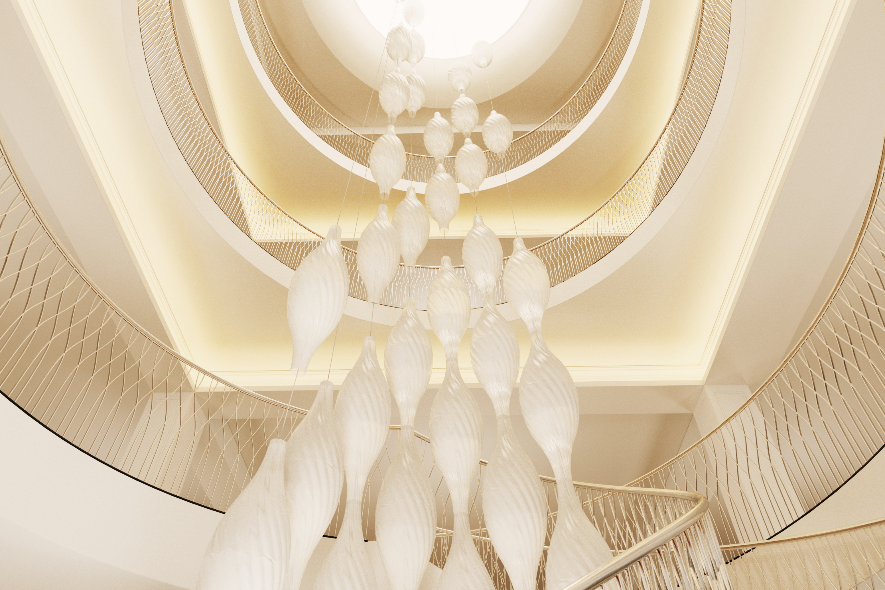 The Dancing Bee Hives by Arthur Mamou-Mani at Fortnum & Mason