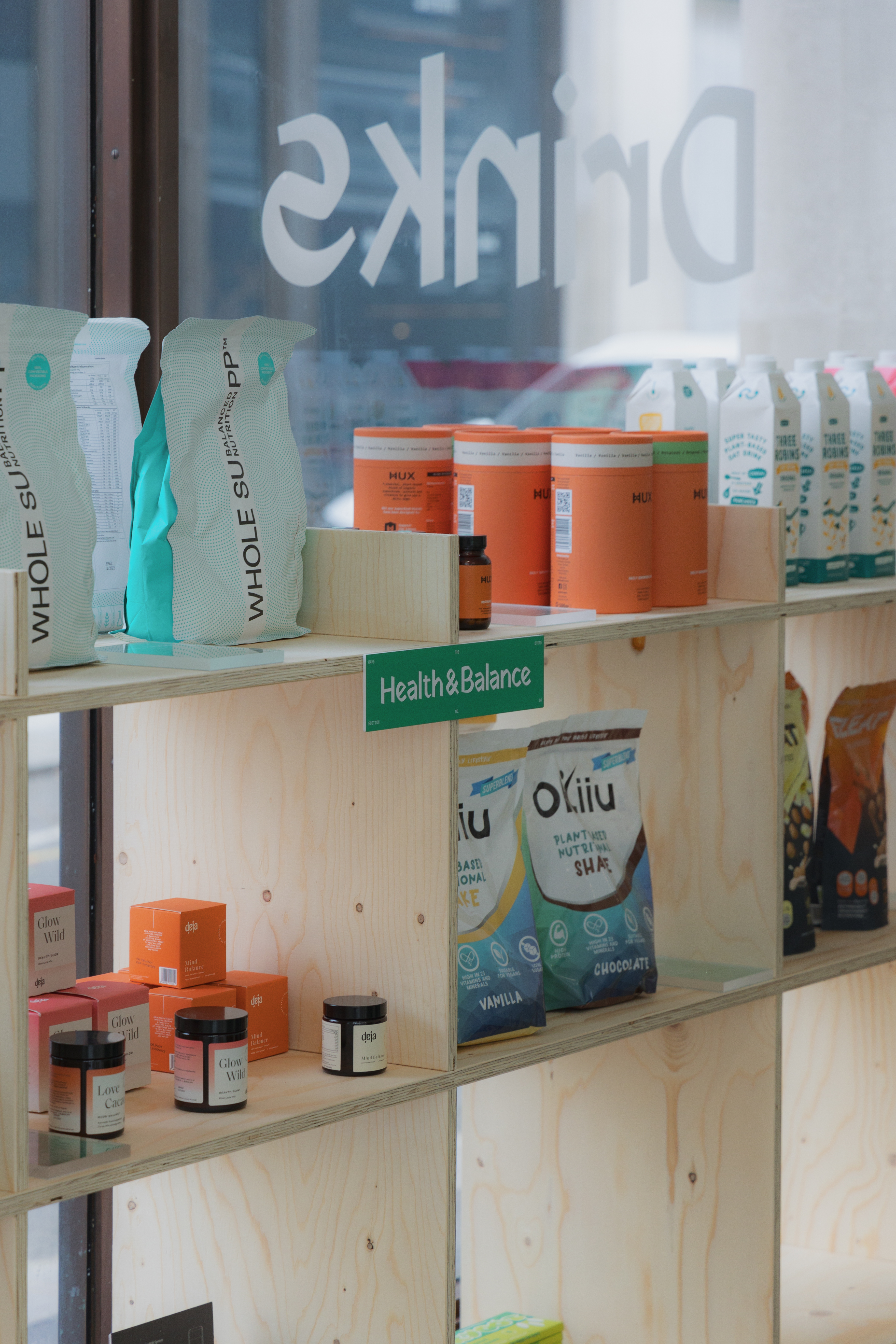 Products available at Raye wellbeing grocery