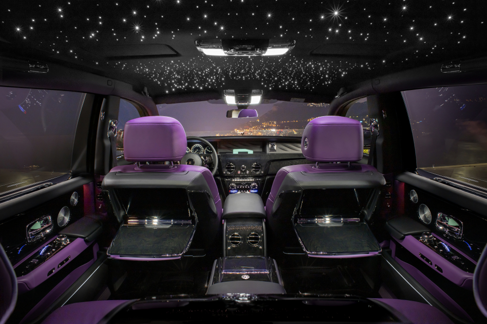 The interior of The Iconoclast spec of Rolls-Royce Phantom The interior of The Iconoclast spec of Rolls-Royce Phantom
