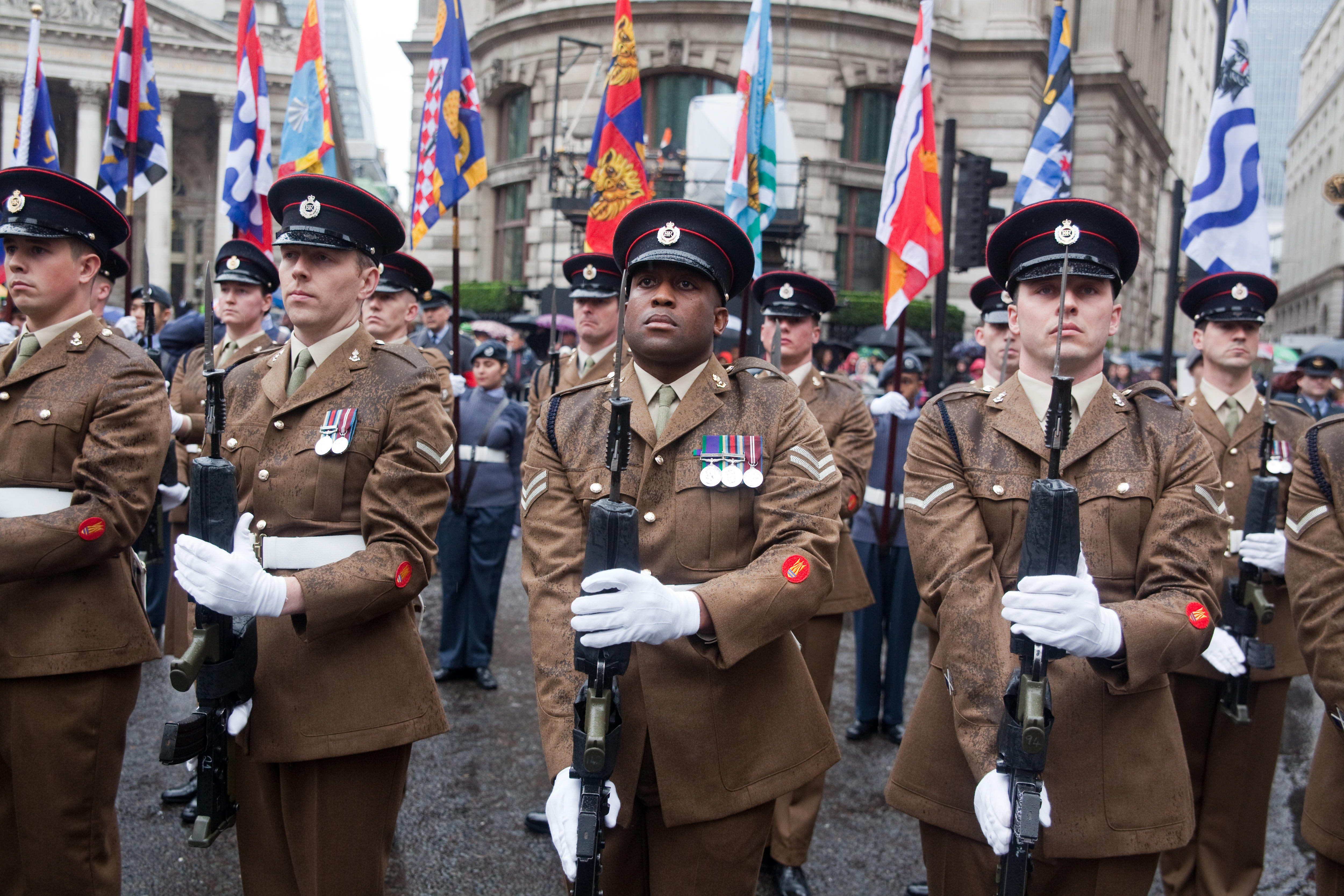 Soldiers at the Lord Mayor's Show