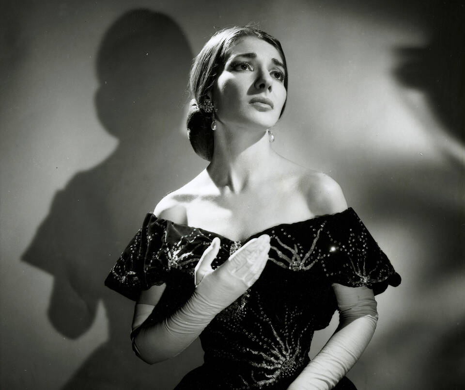 Maria Callas in La Traviata, 1958