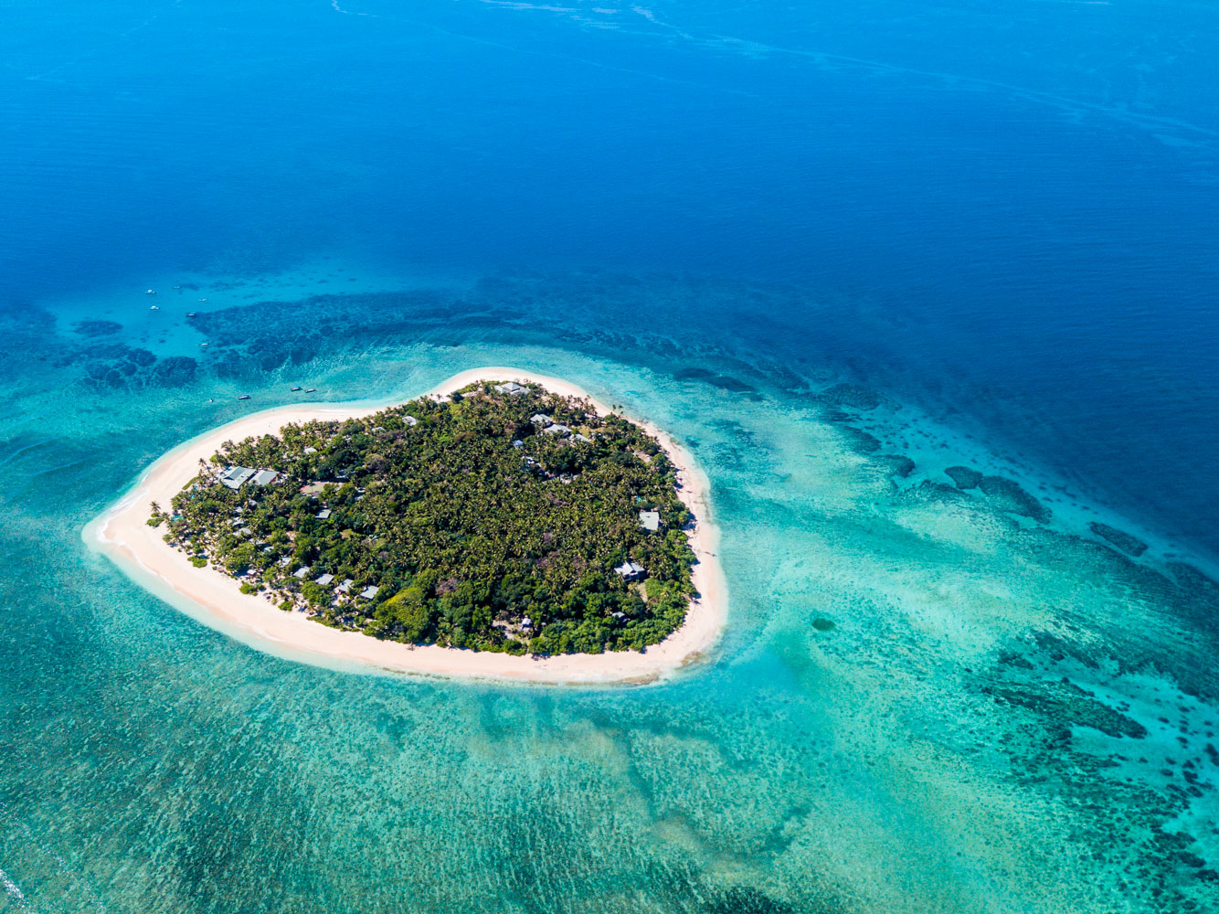 The island of Tavarua in Fiji