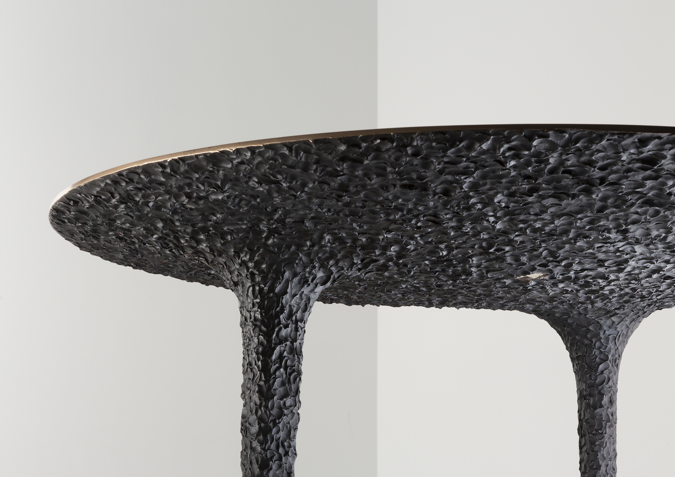 ADJAYE Small round dining table at Carpenters Workshop Gallery