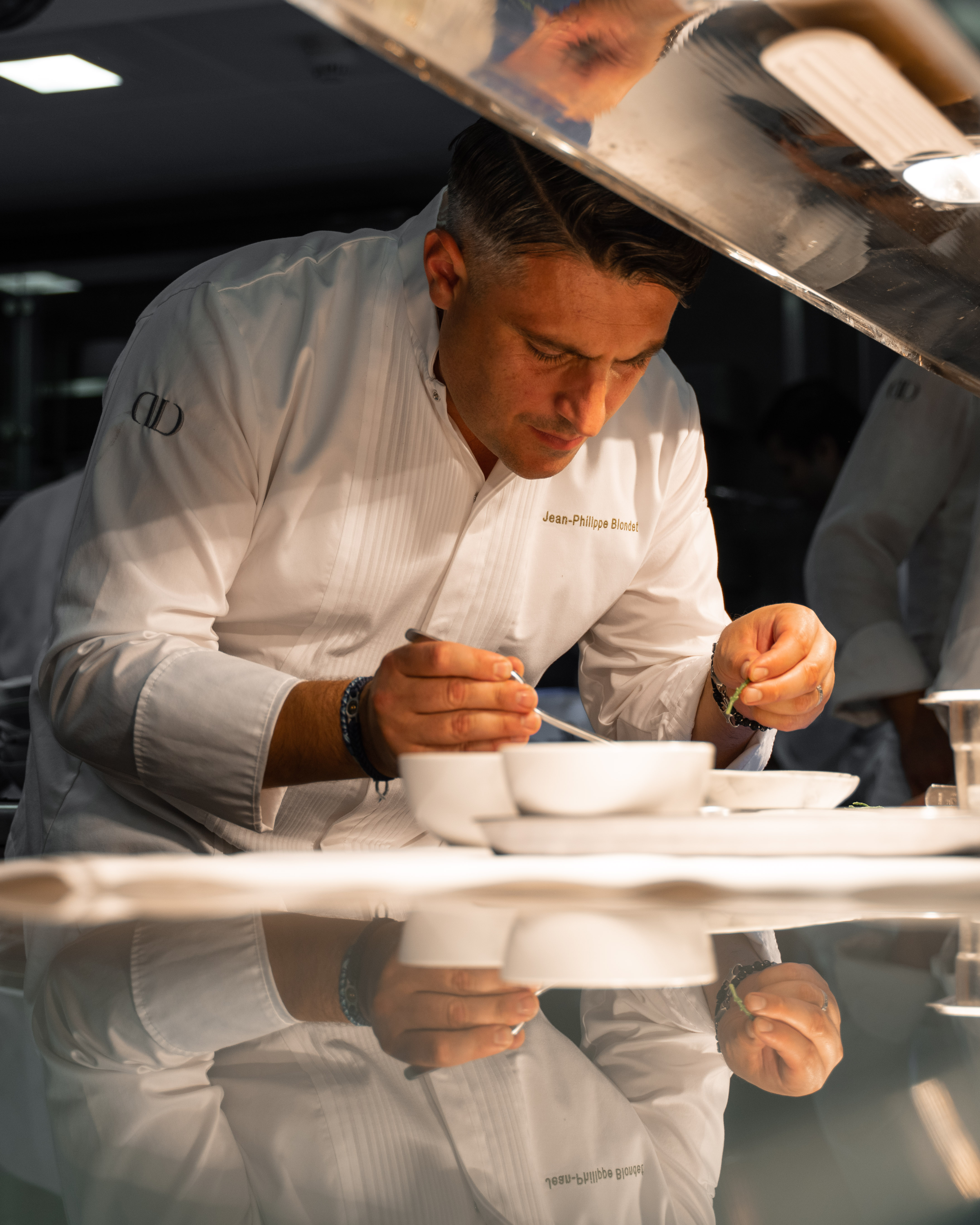 Jean Philippe Blondet, the executive chef for Alain Ducasse at The Dorchester