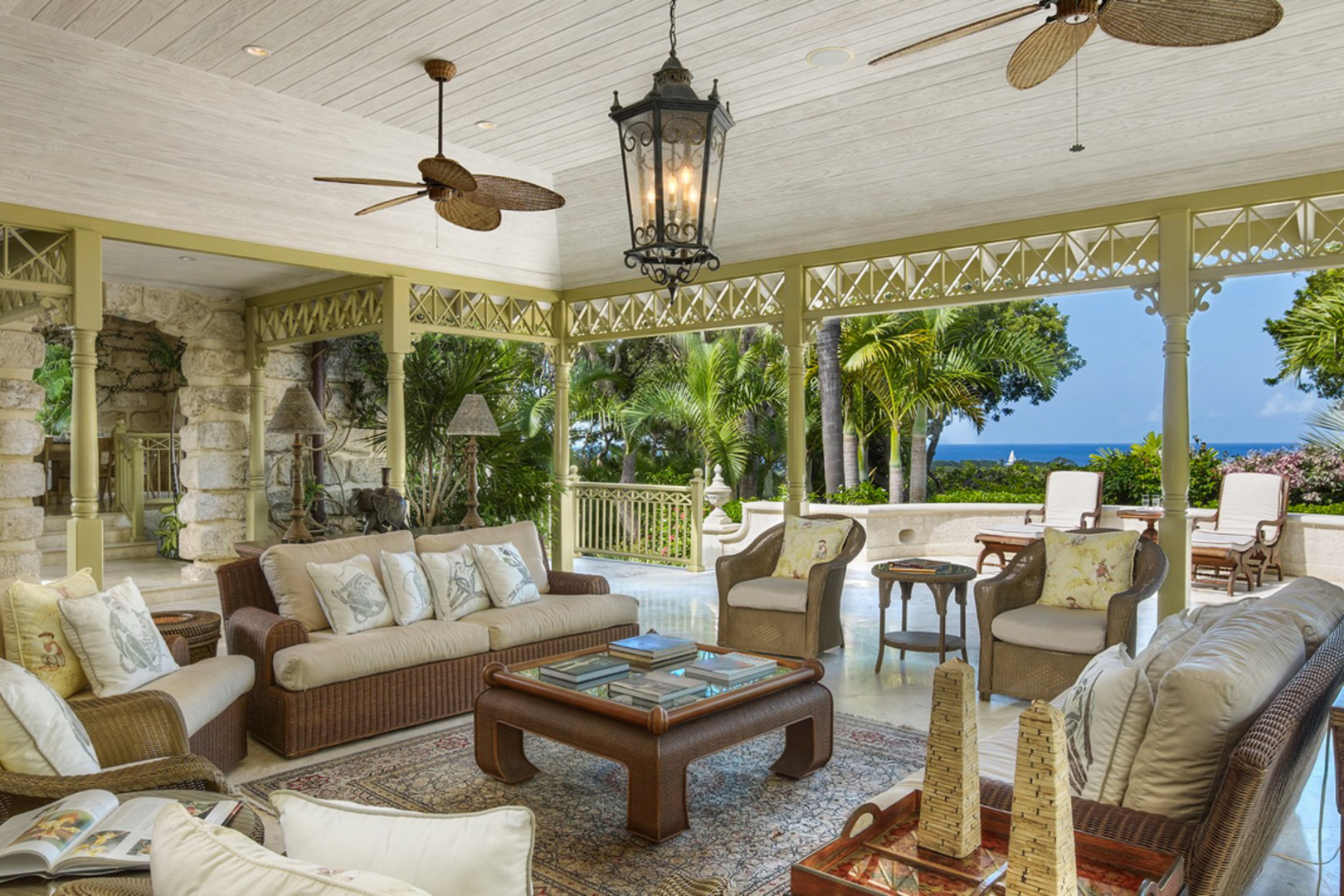 Enjoy interior/exterior living at Olivewood on the Sandy Lane Estate