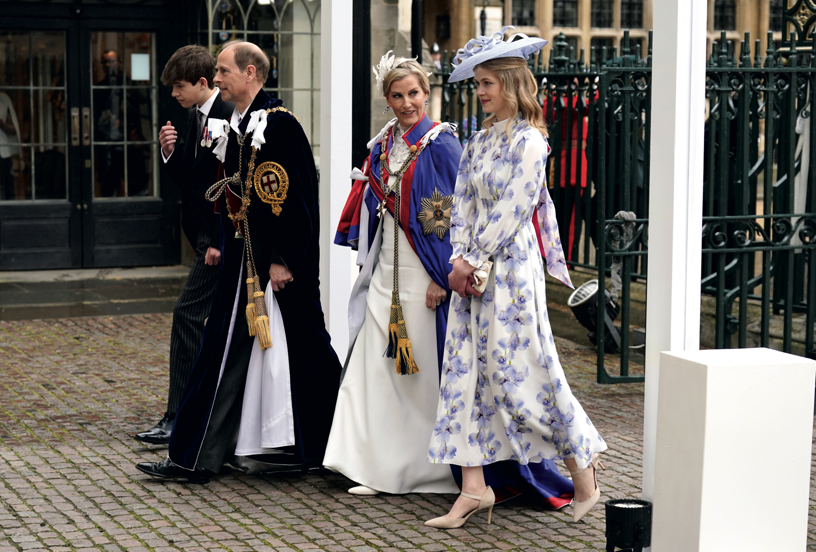 The Earl of Wessex, Duke and Duchess of Edinburgh and Lady Louise Mountbatten-Windsor