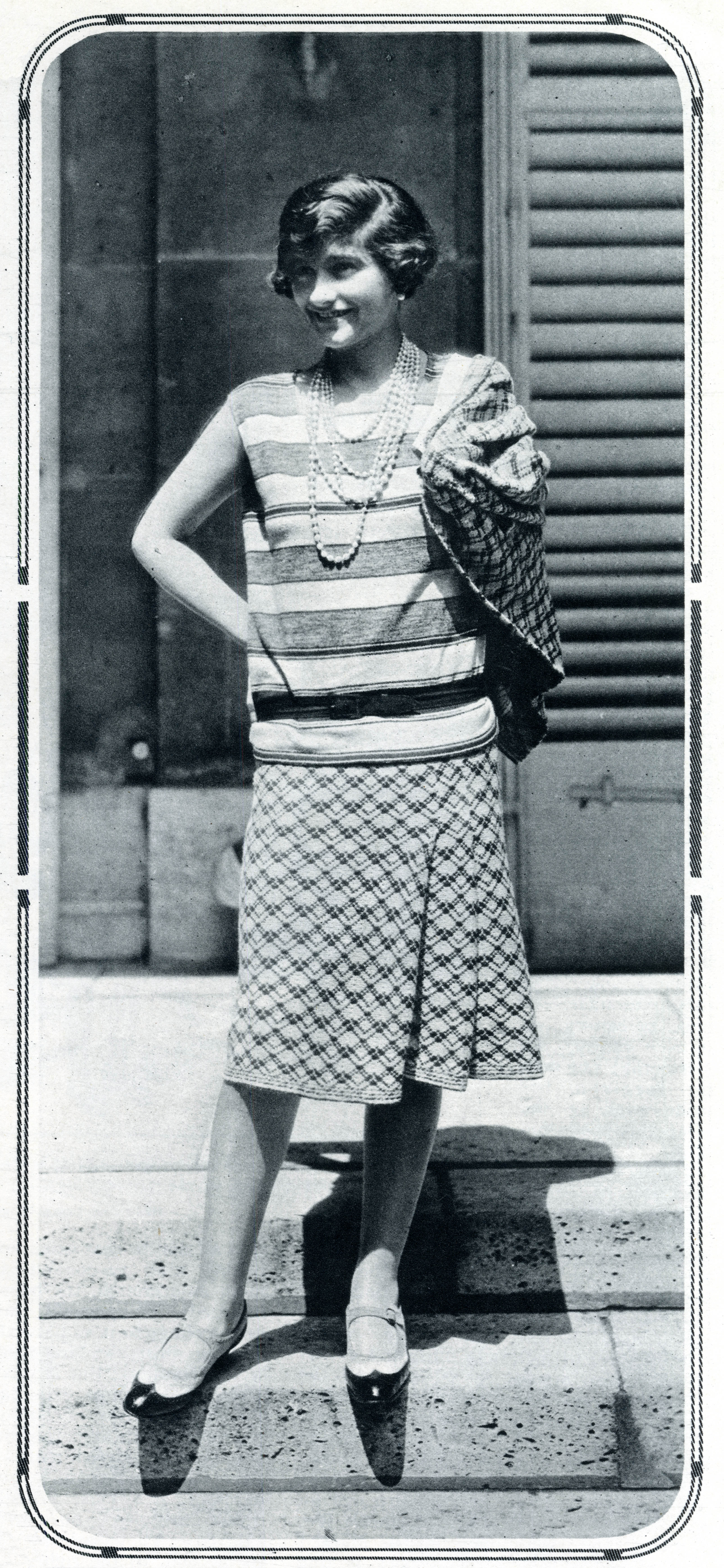 Gabrielle Chanel Fashion Manifesto - Coco Chanel wearing designs