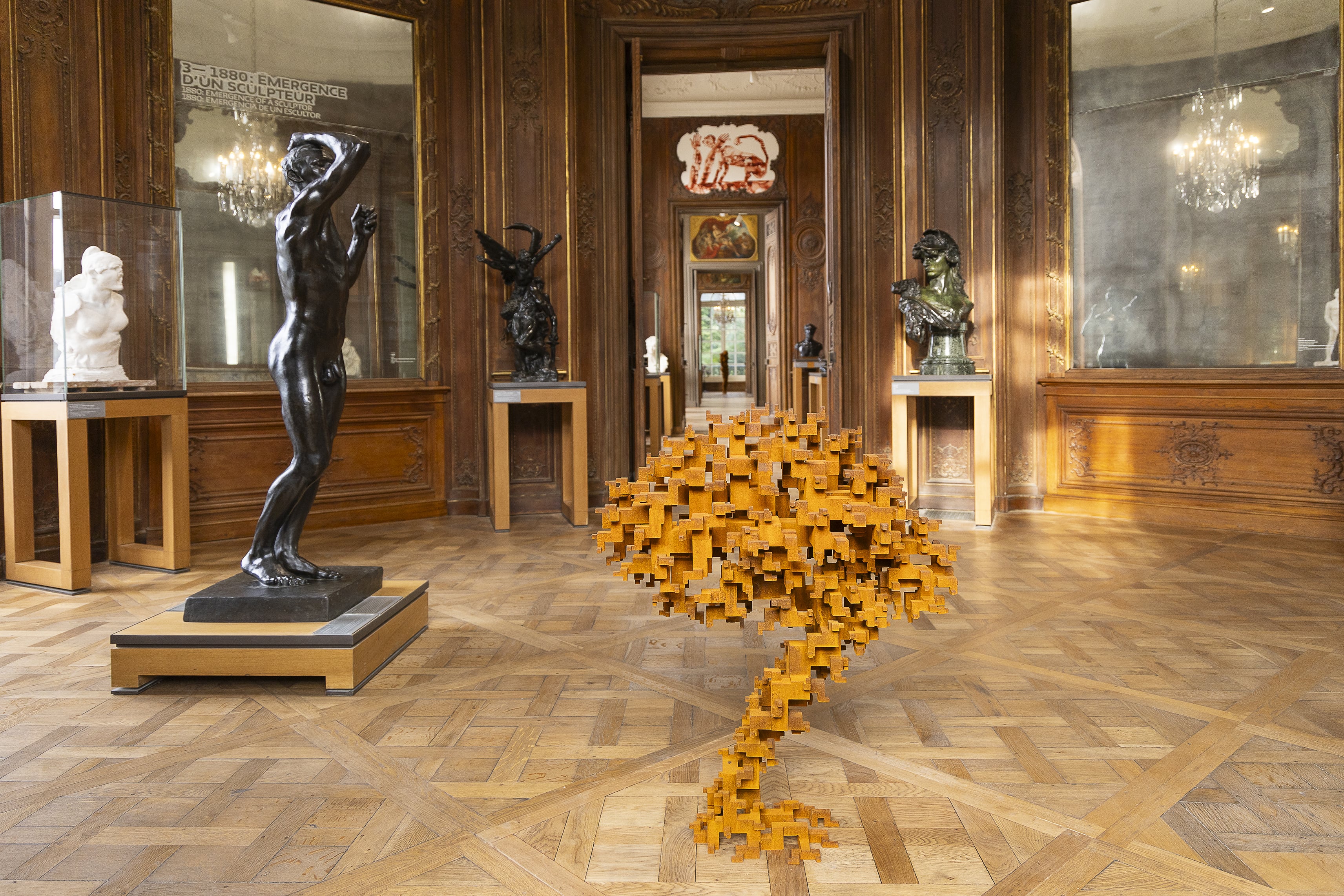 Exhibition Antony Gormley Musée Rodin, Critical Mass, British sculptor - 1