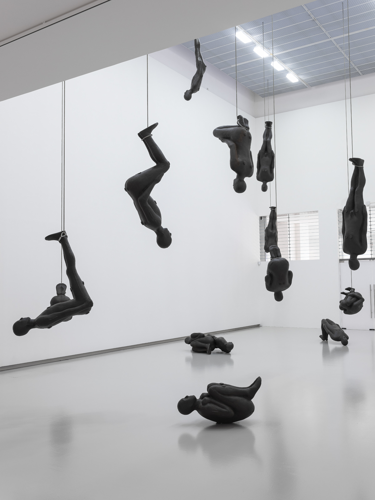 Exhibition Antony Gormley Musée Rodin, Critical Mass, British sculptor - Hanging Sculptures