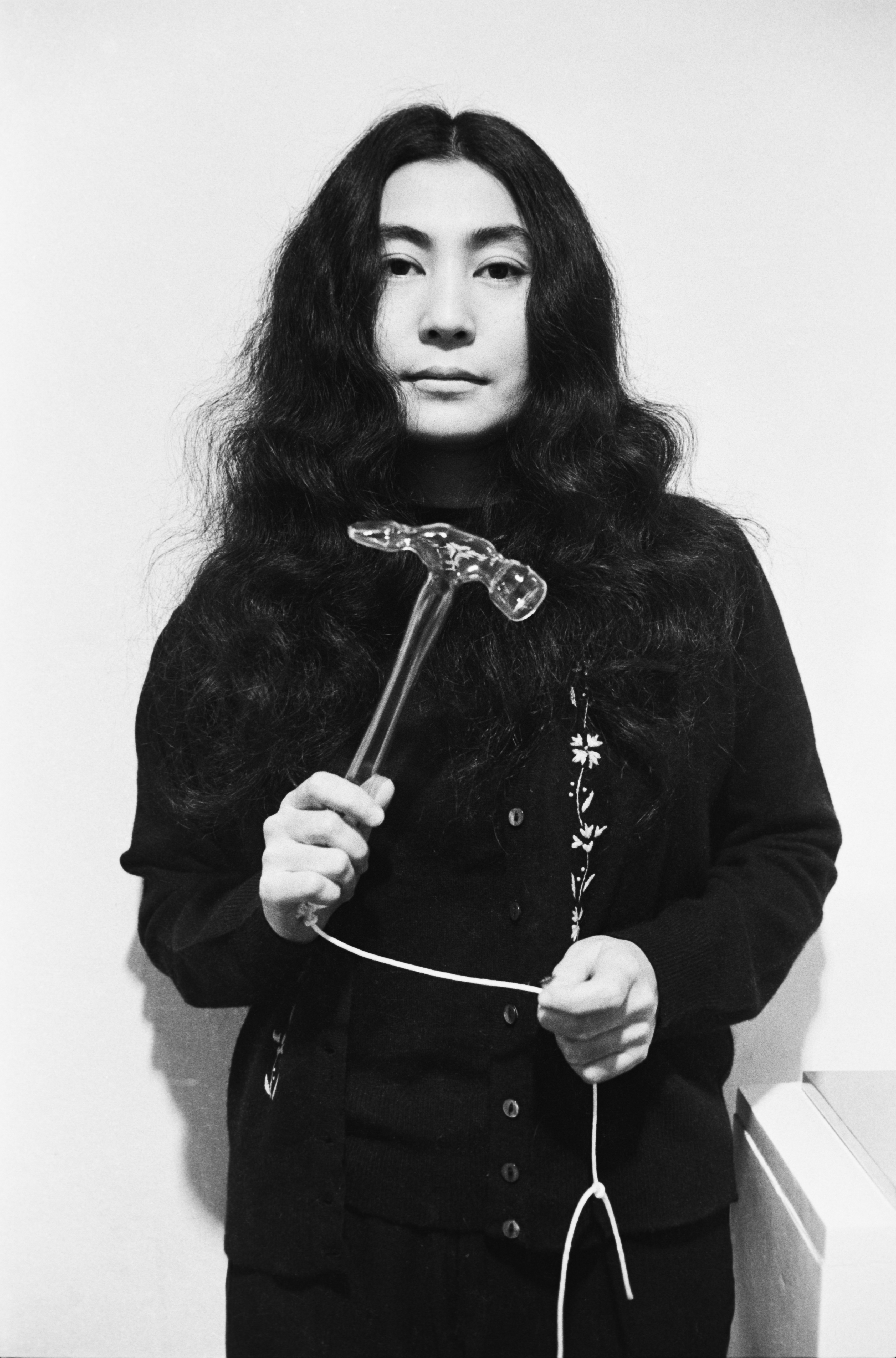 Yoko Ono Exhibition at Tate Modern - Yoko Ono with Glass Hammer 