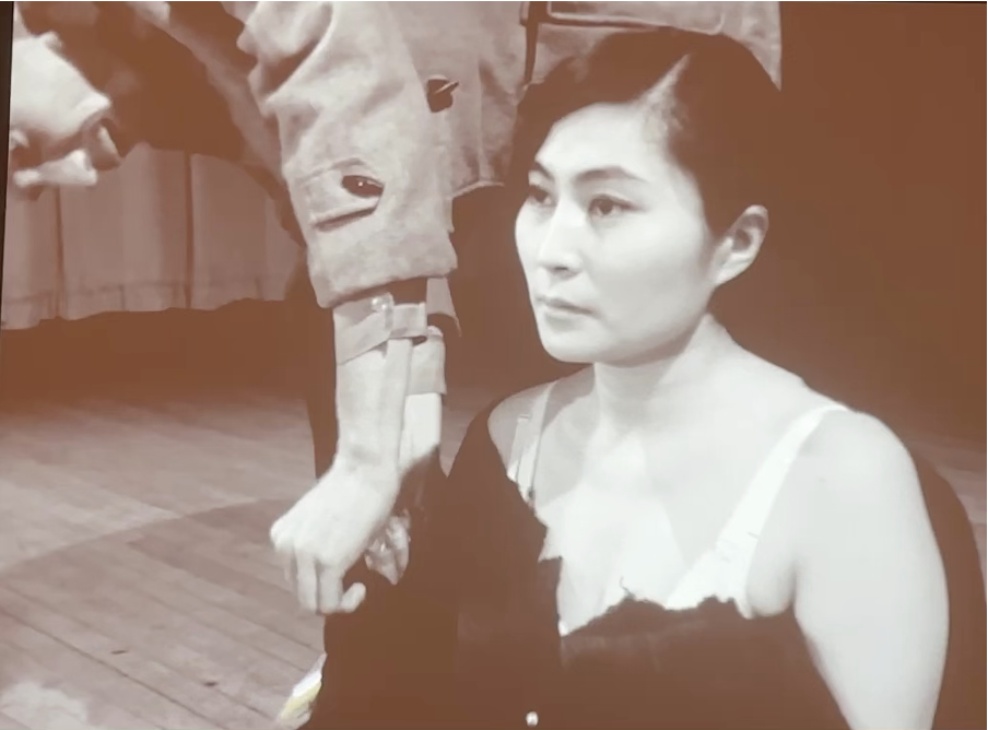 Yoko Ono Exhibition at Tate Modern - Cut Piece Remastered Video