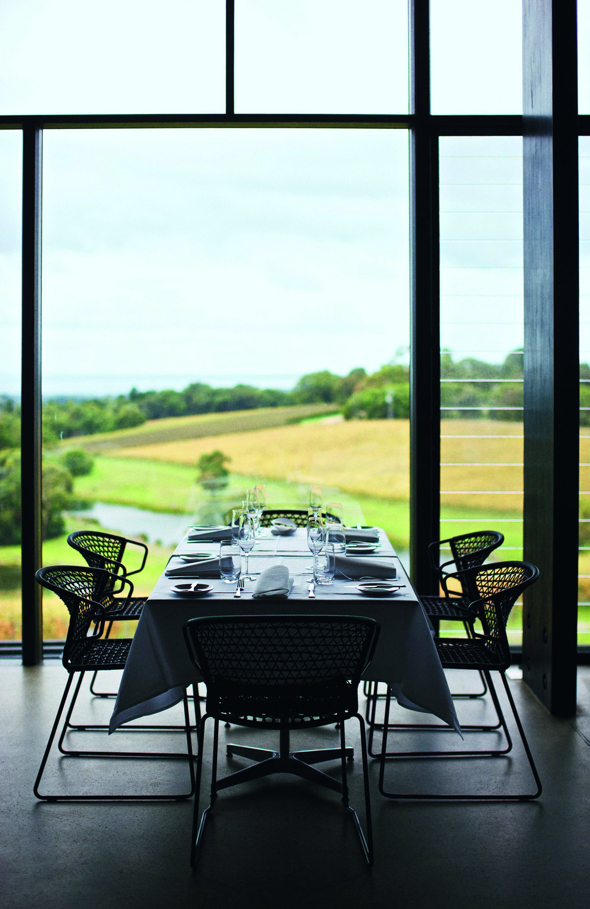 Australian Vineyards - Port Phillip dining room