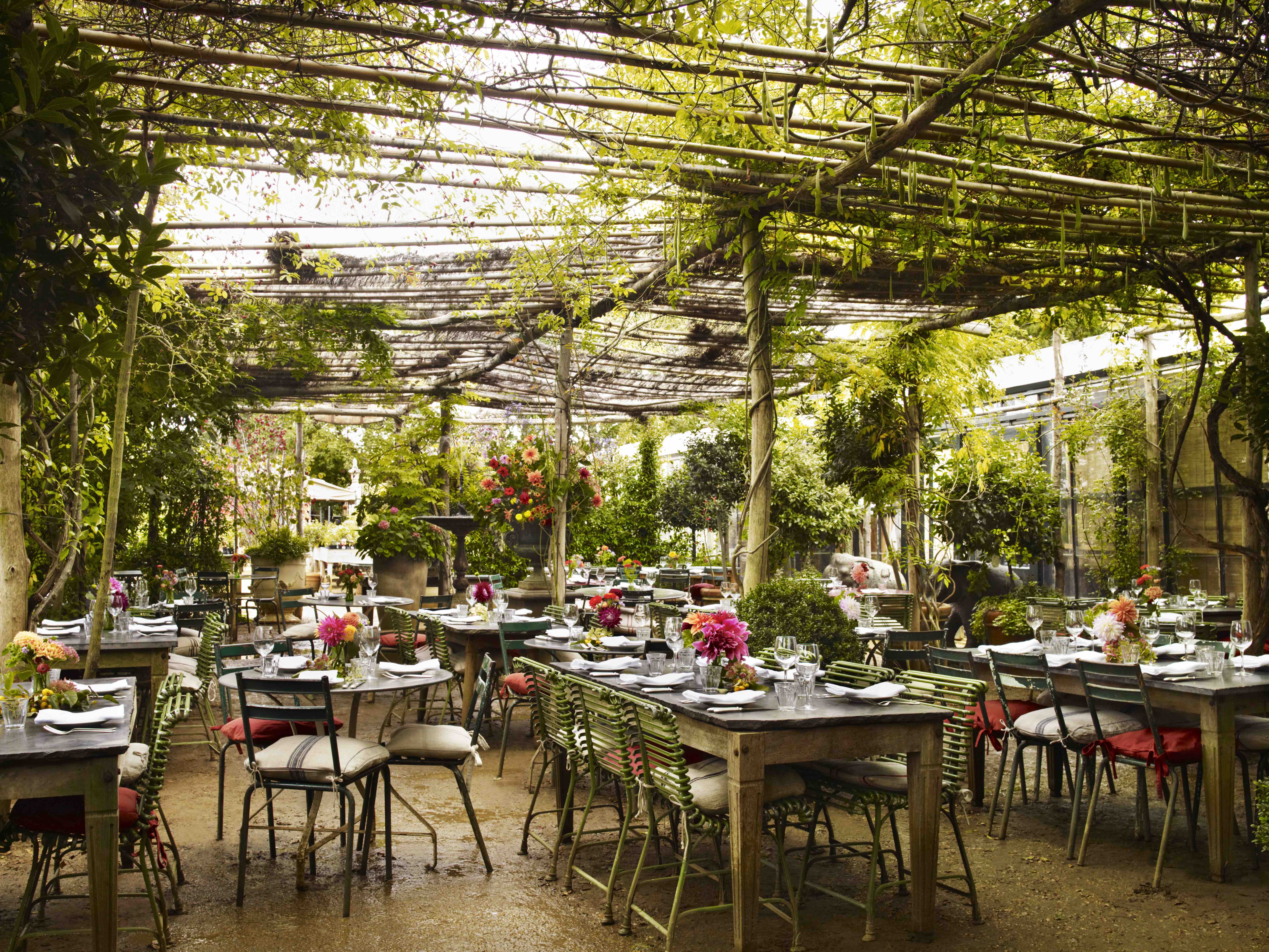 Best Al Fresco Dining Spots in London, Petersham Nurseries Café