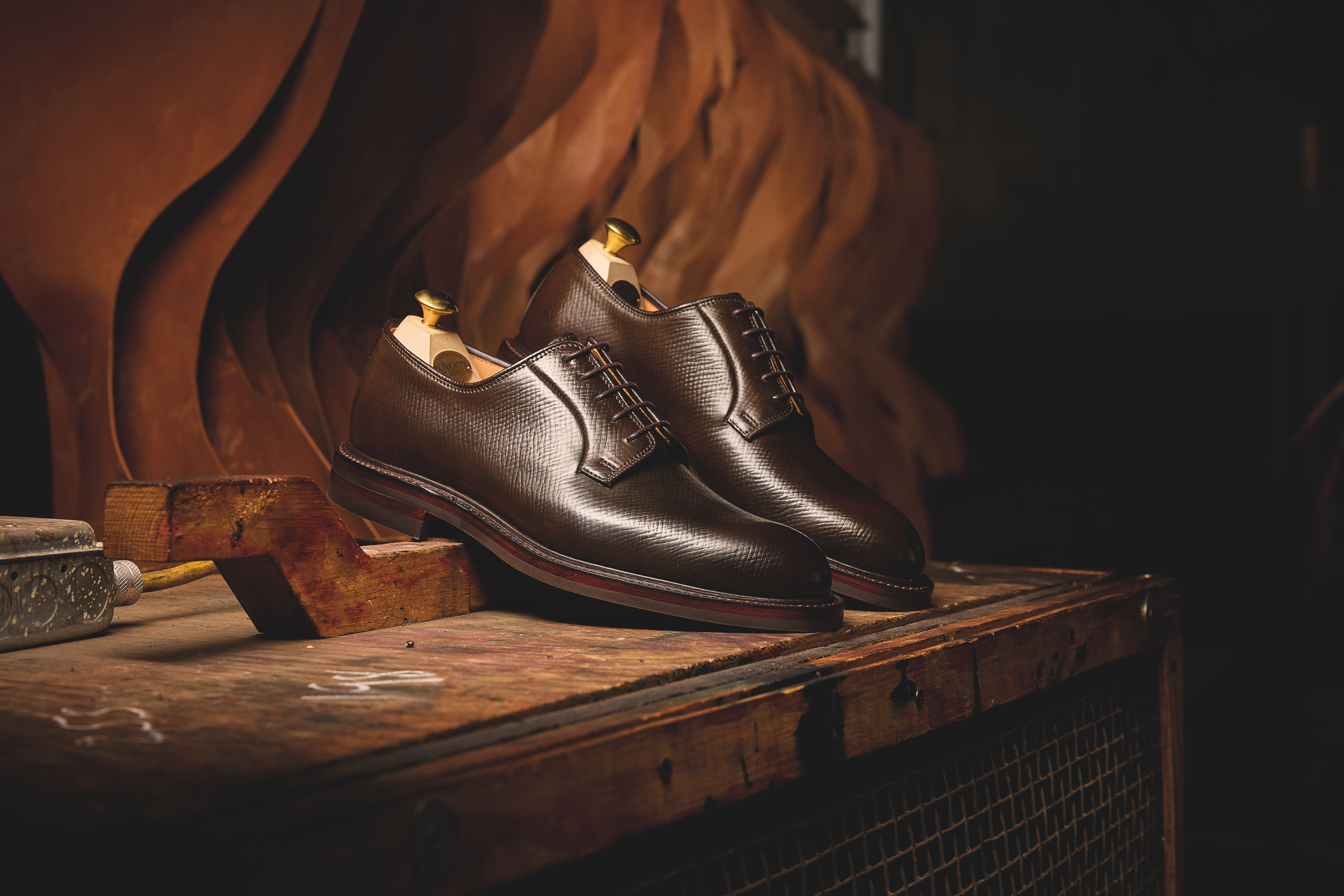 Crockett & Jones Cordovan - Hatch Grain Cordovan