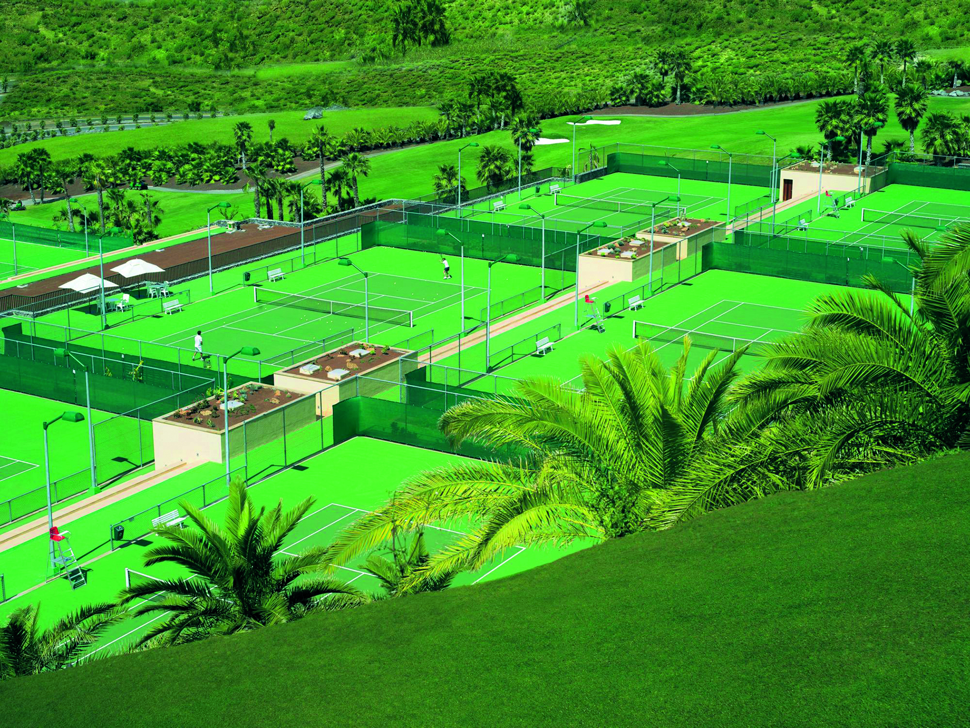 Padel Court Property - Abama tennis