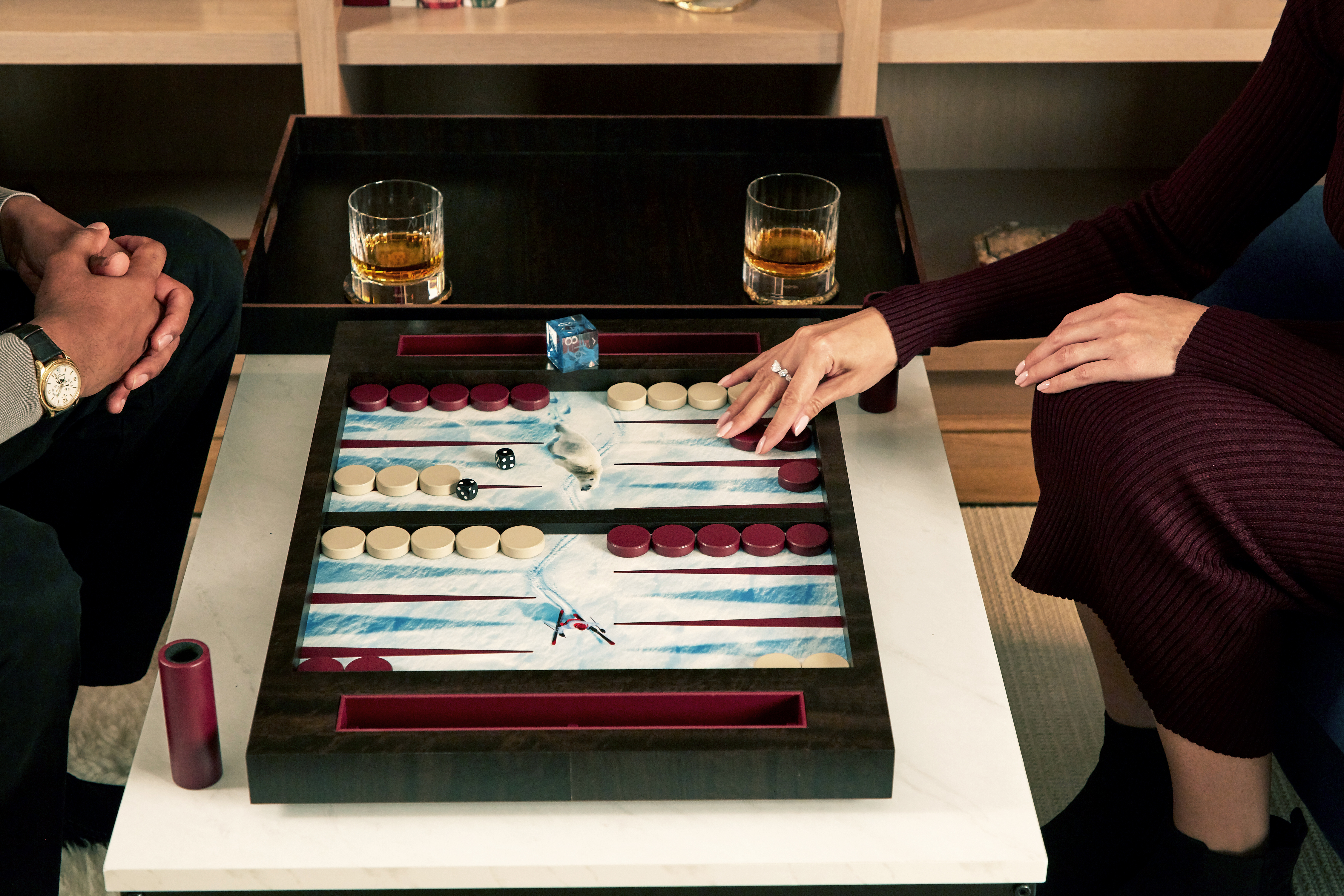 Luxury Games Gift Chrsitmas 2024 - winter backgammon