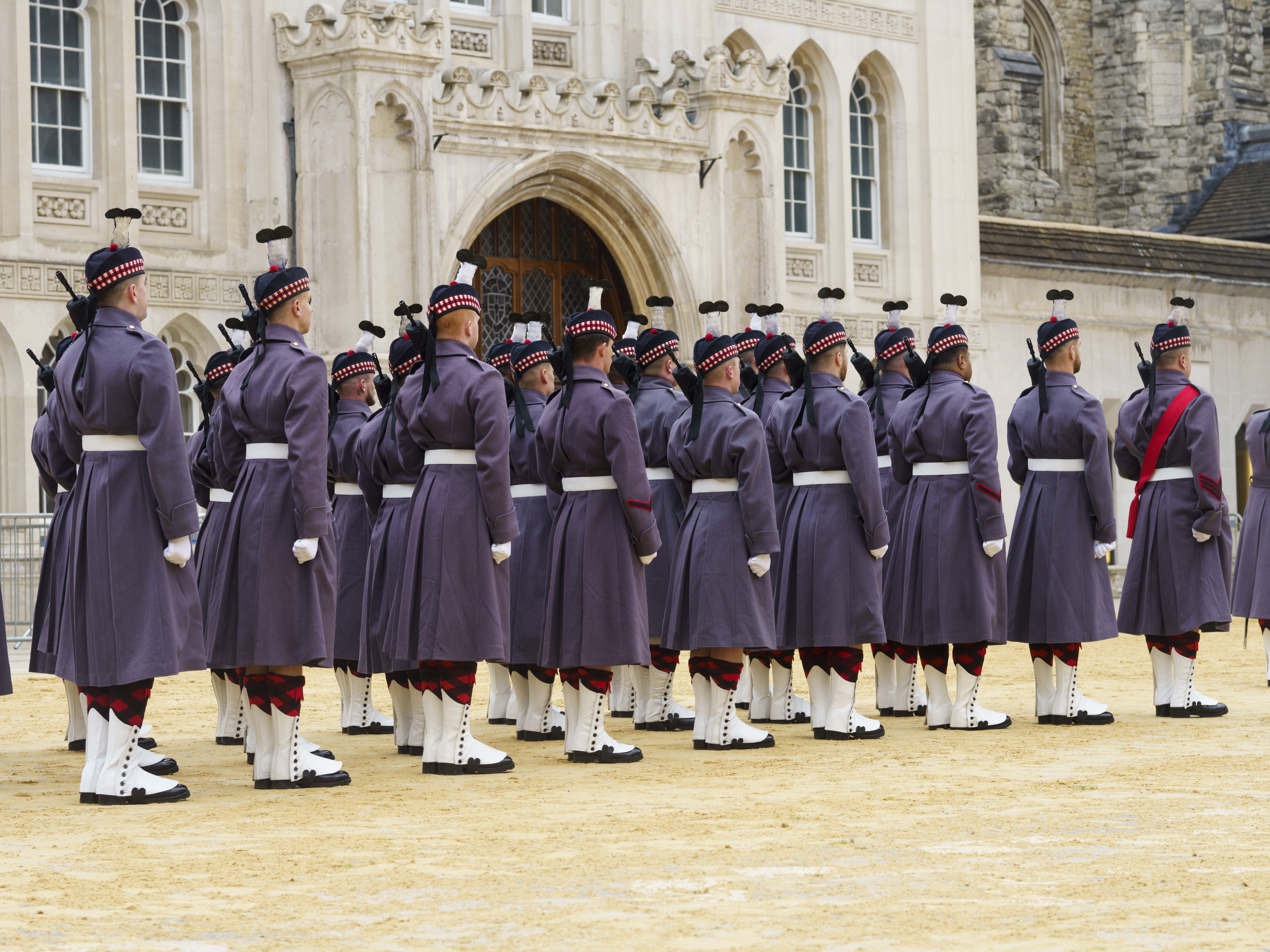 Lord Mayor's Show 2024 - standing in formation