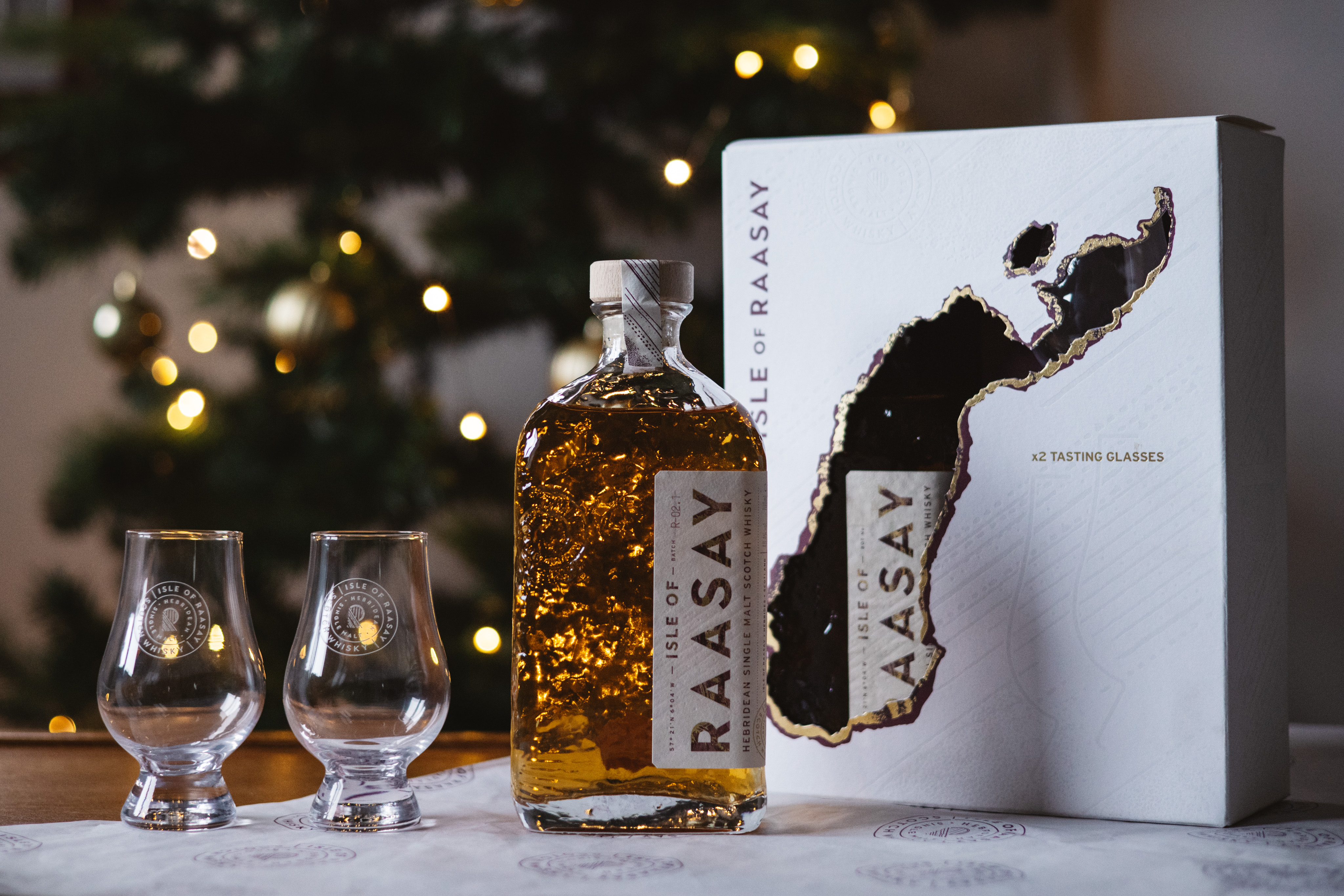 Luxury Food and Drink for Christmas - Isle of Raasay Scotch Whisky Gift Set