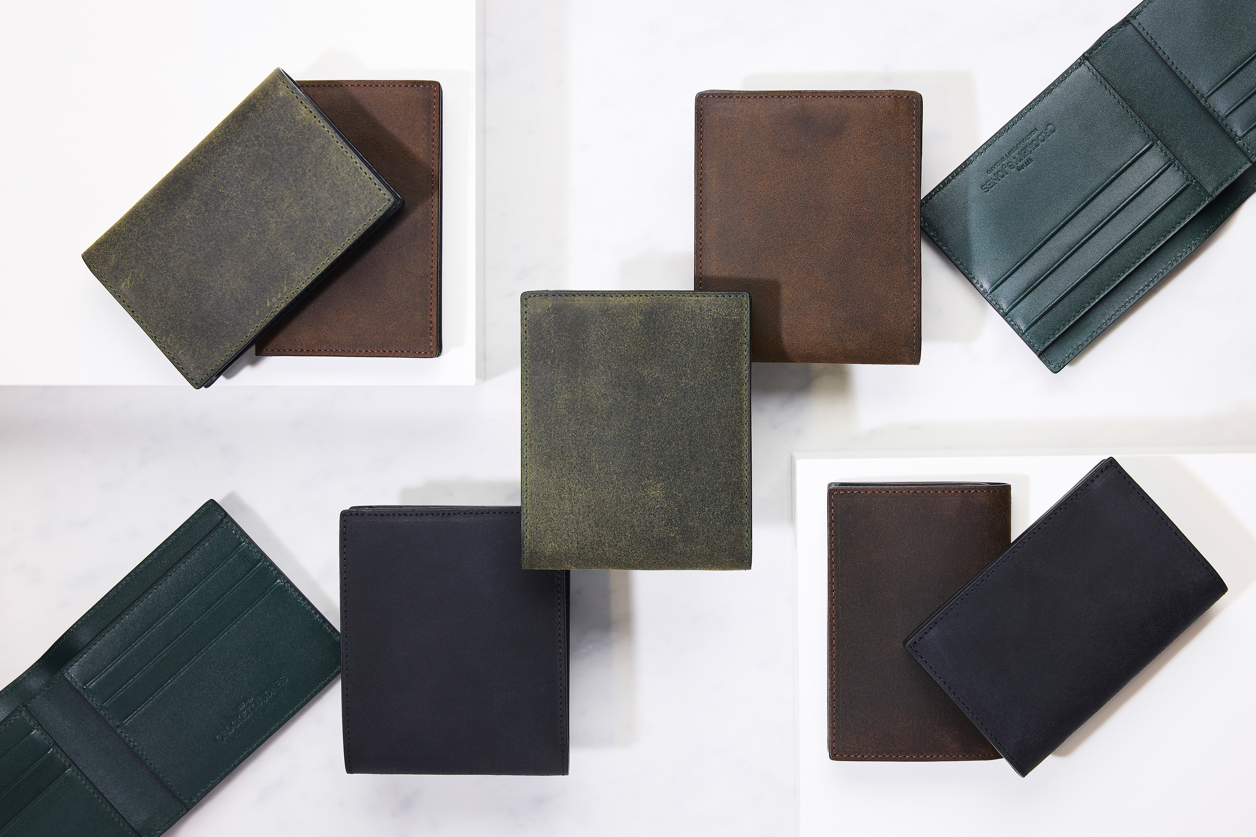 Crockett & Jones Wallets - rough out suede