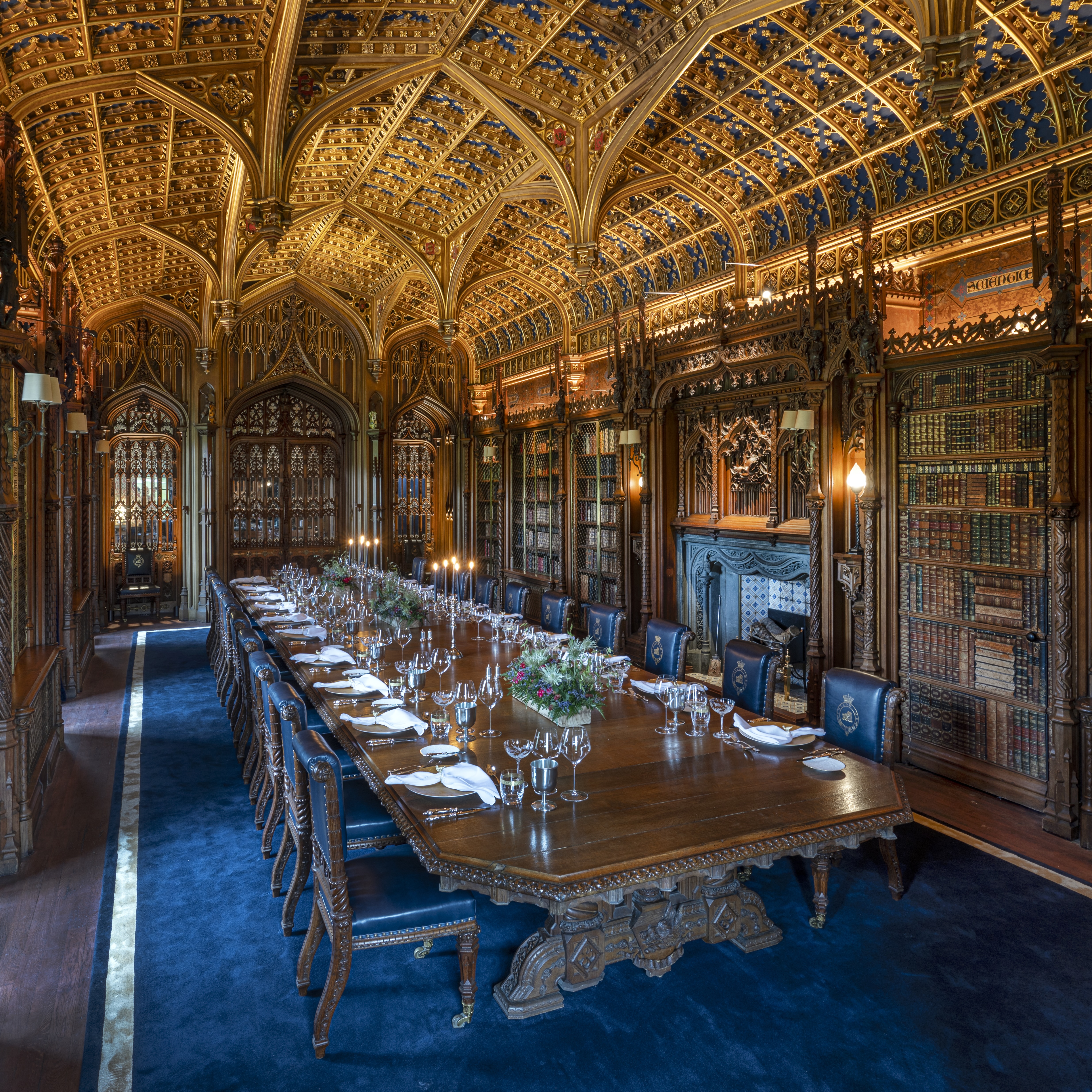 Taymouth Castle library