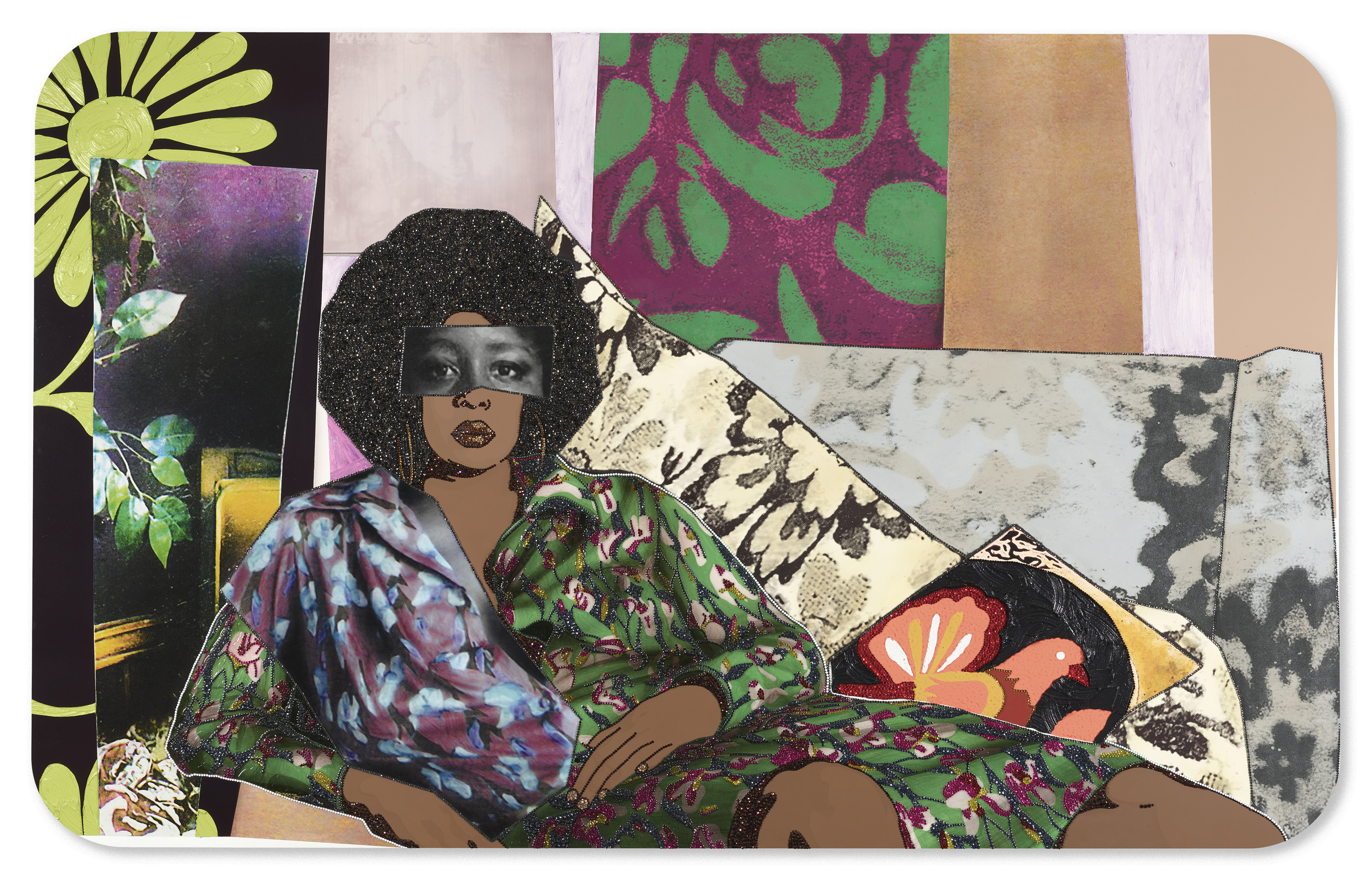 Hayward Gallery Mickalene Thomas - Afro Goddess Looking Forward