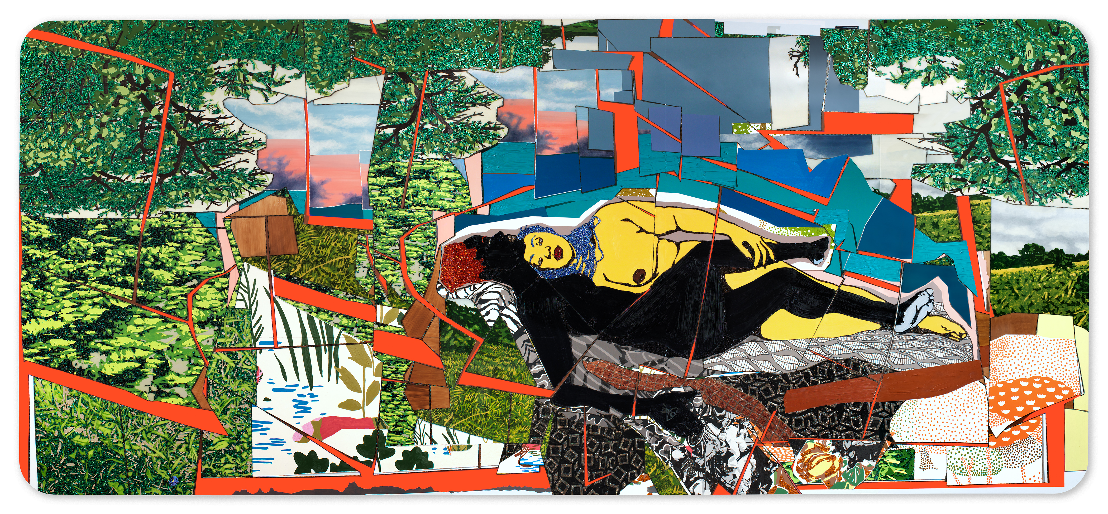 Hayward Gallery Mickalene Thomas - Deux Femmes Noires