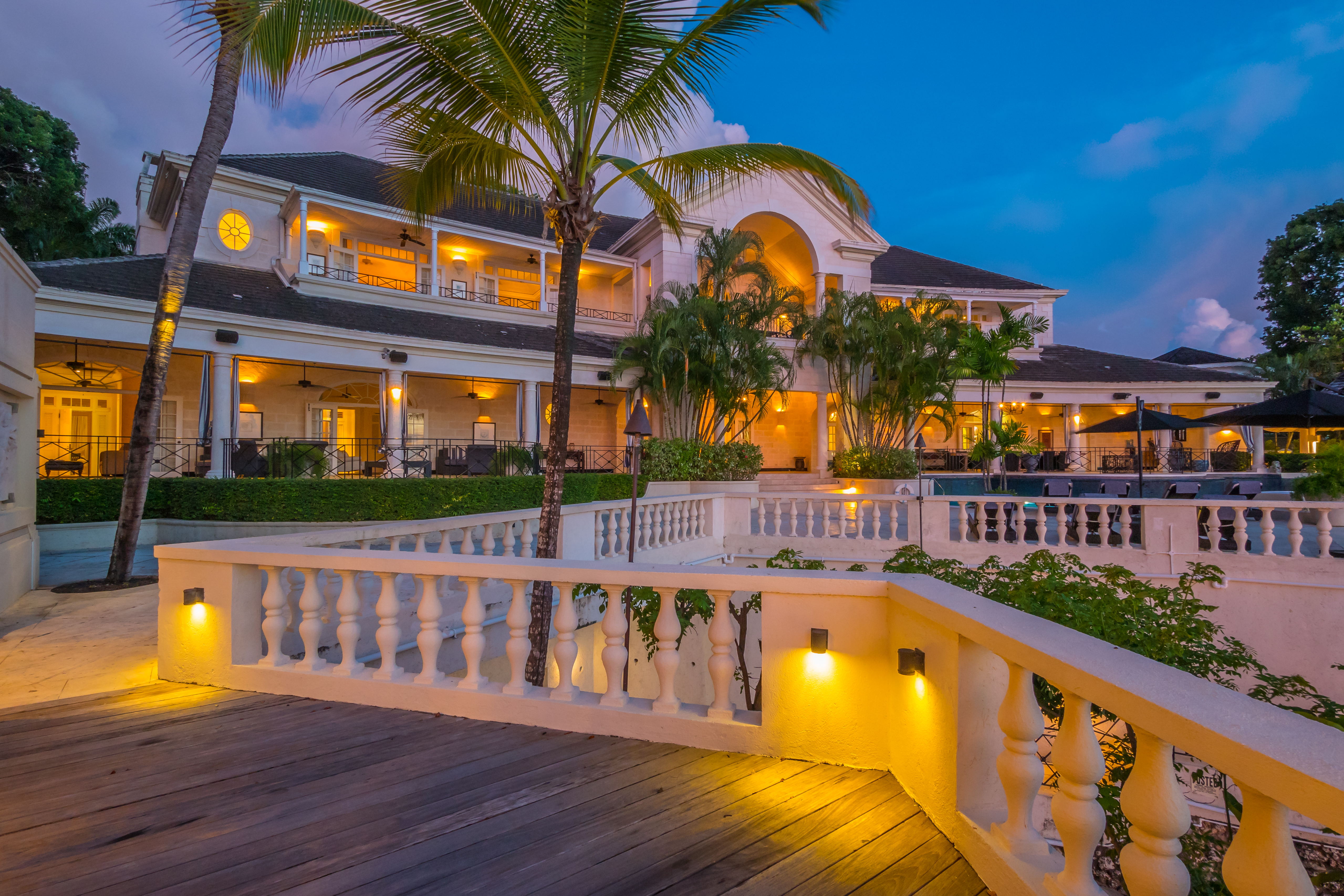 Cove Spring House Barbados - at night