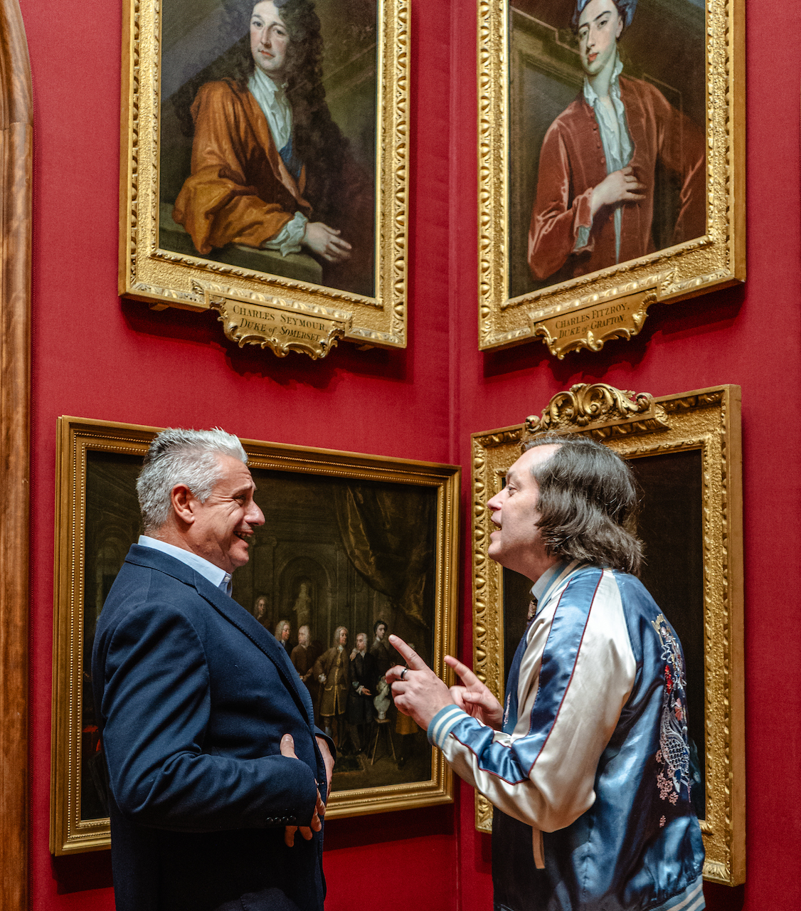 Alternative Valentine's Day London Experiences - two people in conversation at the National Portrait Gallery