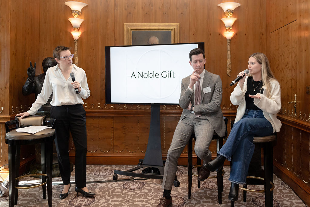 A Noble Gift Charity Auctions - Dame Tracey Crouch DBE, James Brown and Annelise Kerrison