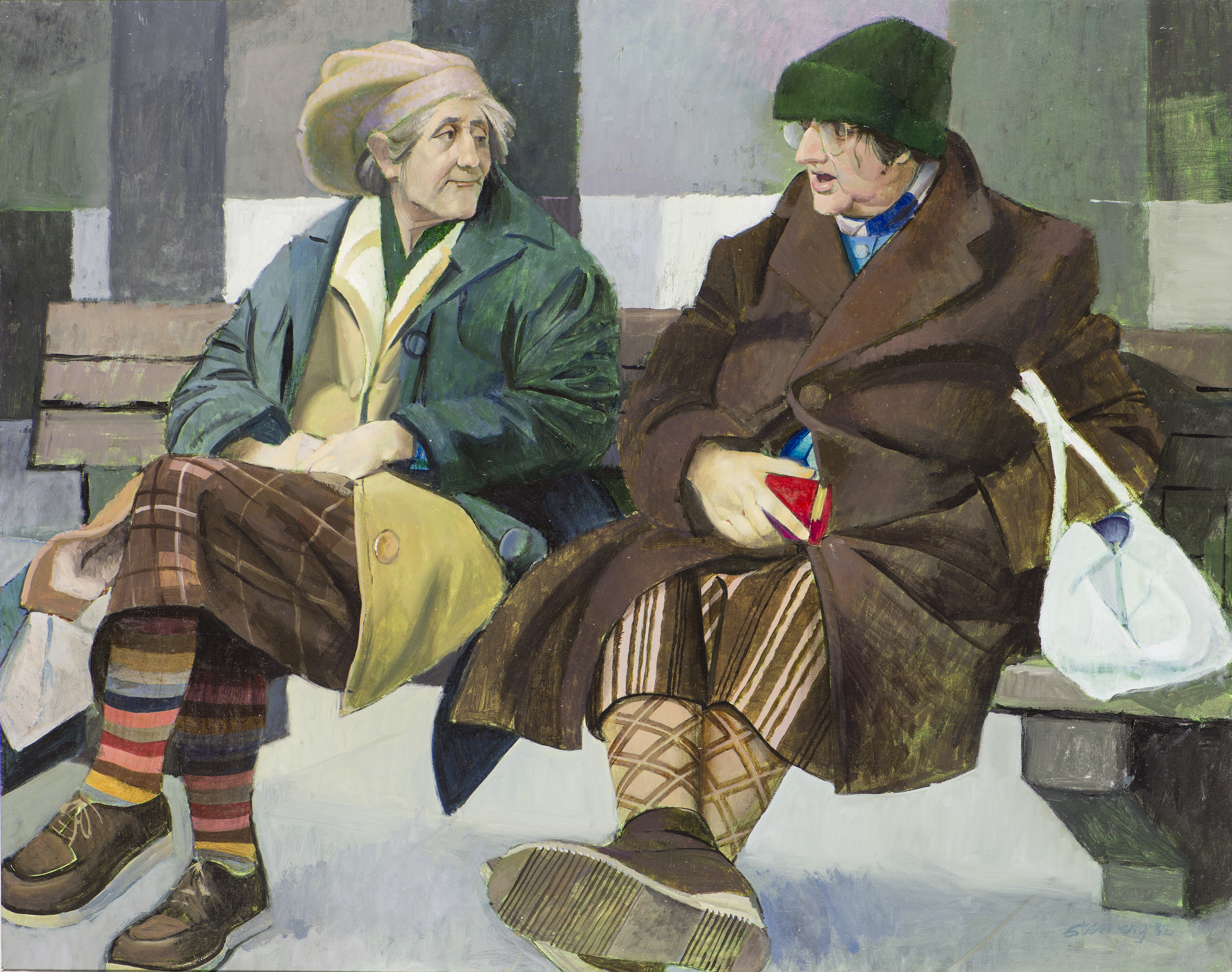 The painting, Two Auld Wifies, at The McManus,